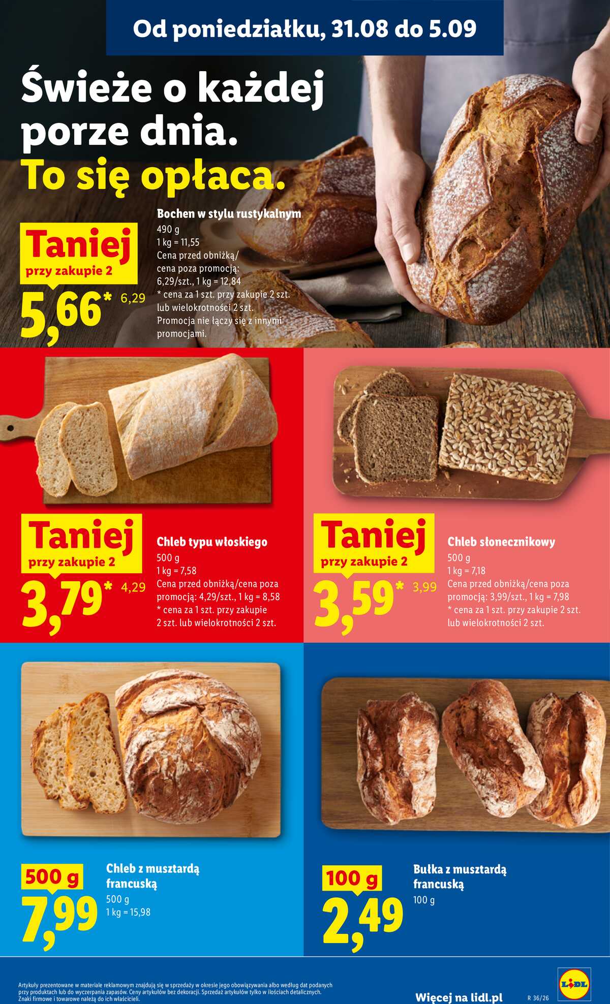 Leták Lidl Polsko 31.8.-2.9.2026 - Leták platí od 31. srpna do 2. září strana 47