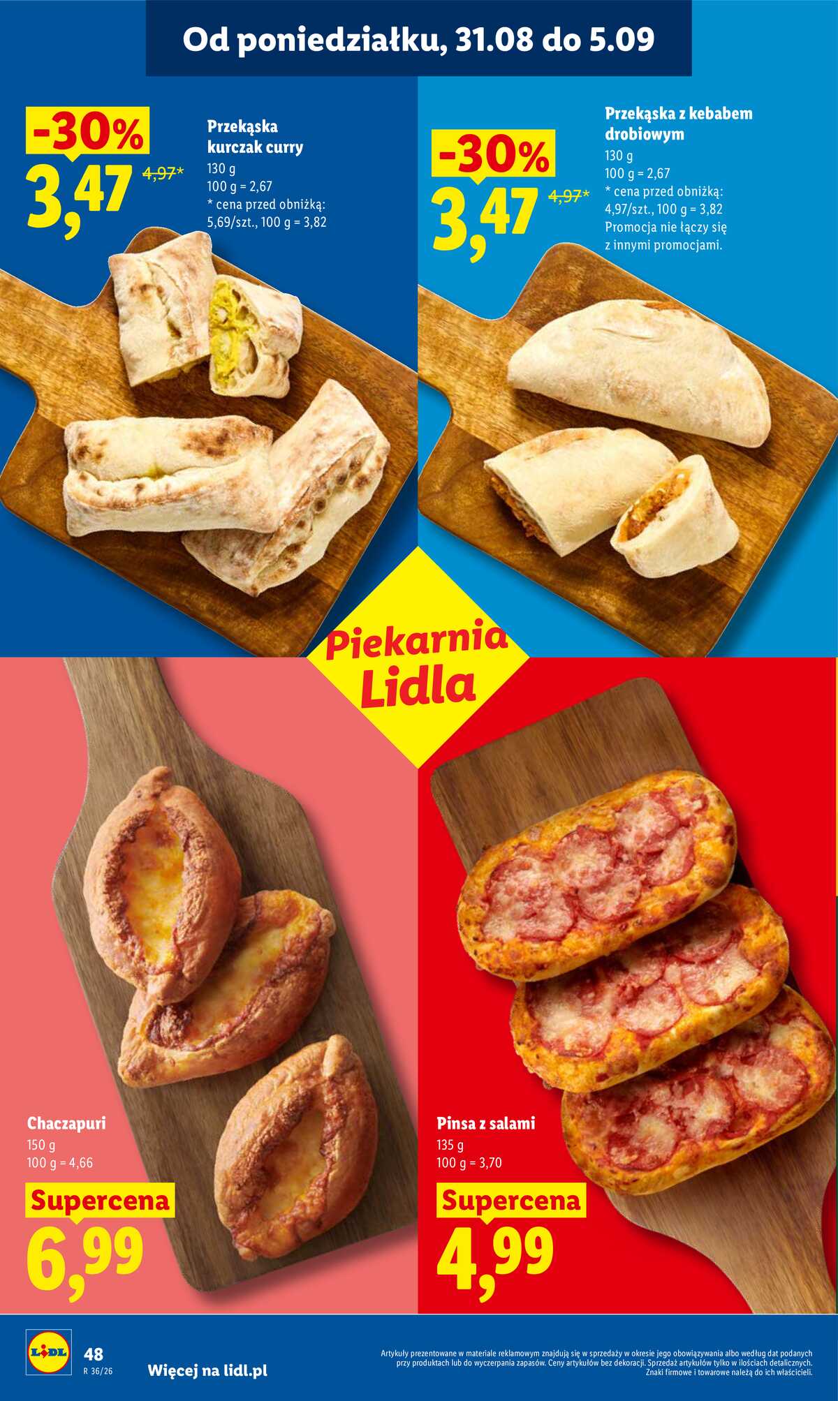 Leták Lidl Polsko 31.8.-2.9.2026 - Leták platí od 31. srpna do 2. září strana 48