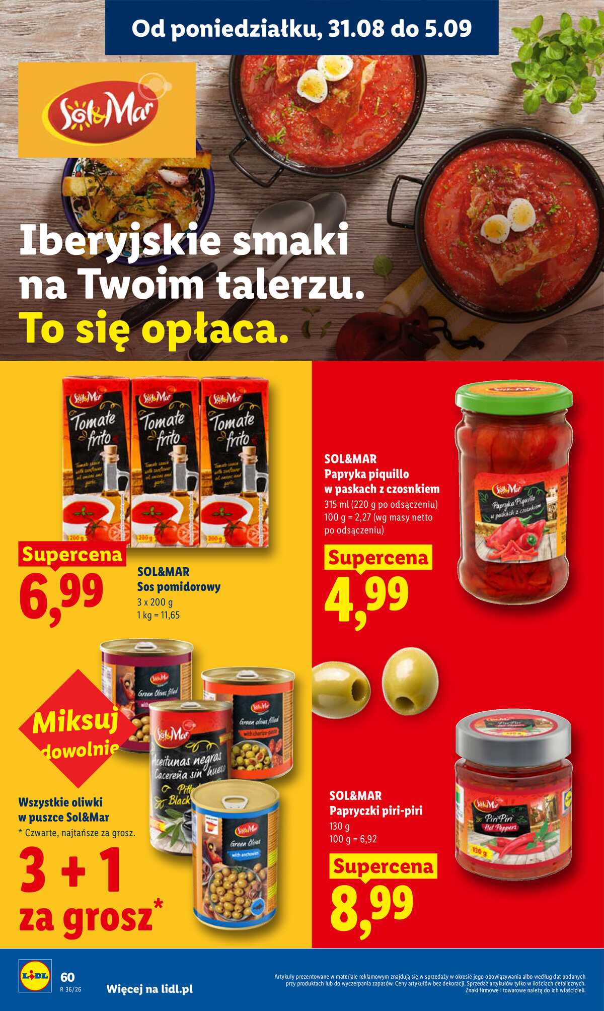 Leták Lidl Polsko 31.8.-2.9.2026 - Leták platí od 31. srpna do 2. září strana 60