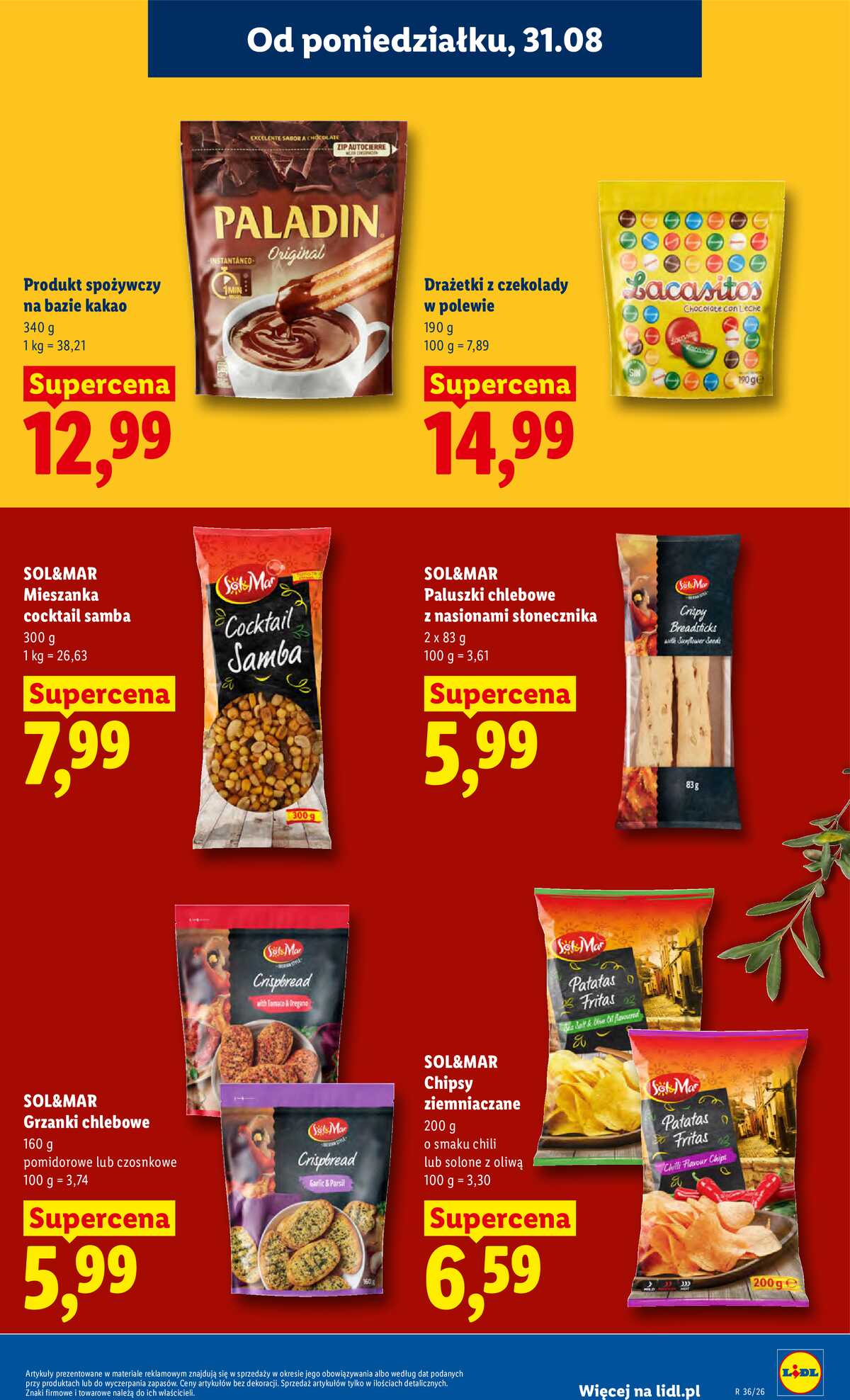 Leták Lidl Polsko 31.8.-2.9.2026 - Leták platí od 31. srpna do 2. září strana 61