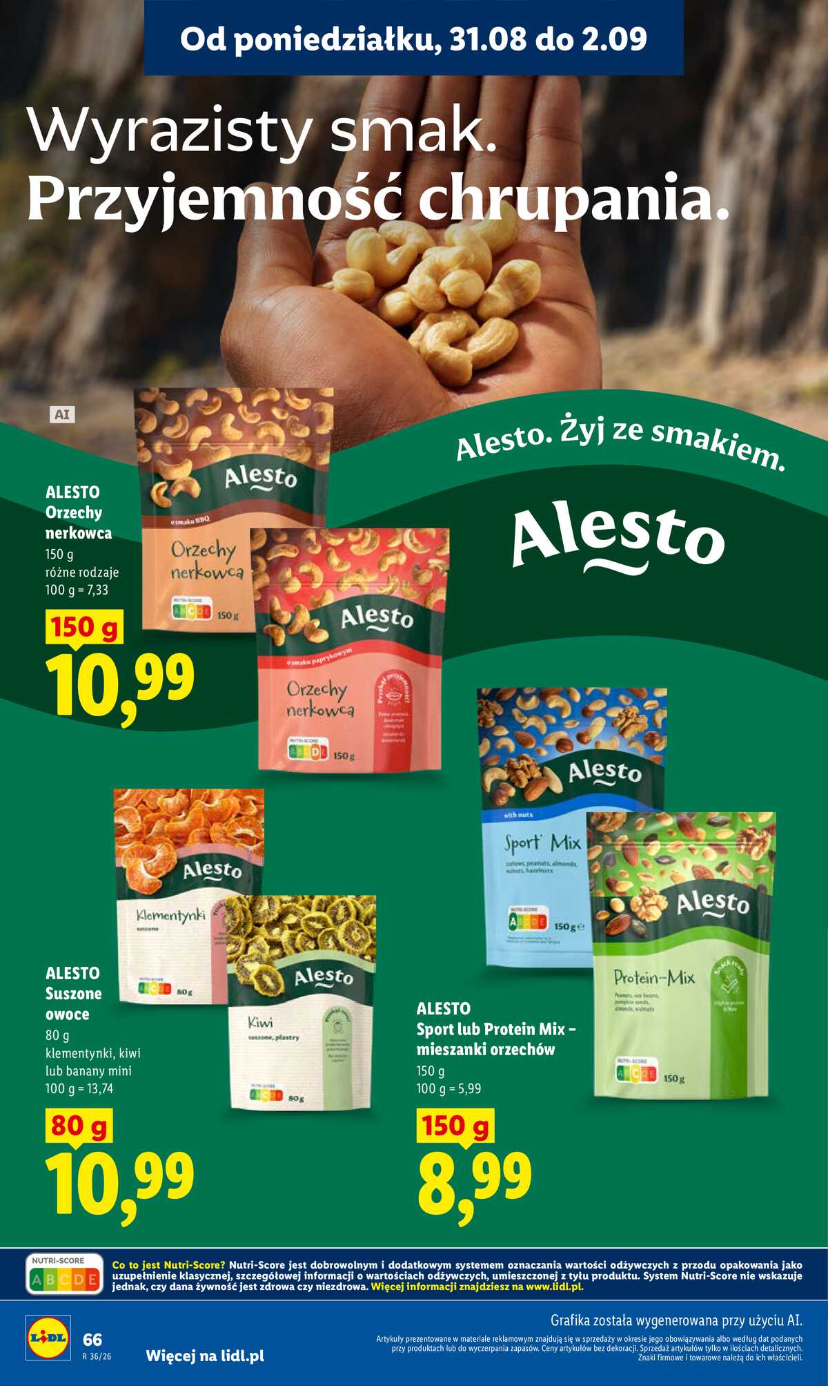 Leták Lidl Polsko 31.8.-2.9.2026 - Leták platí od 31. srpna do 2. září strana 66