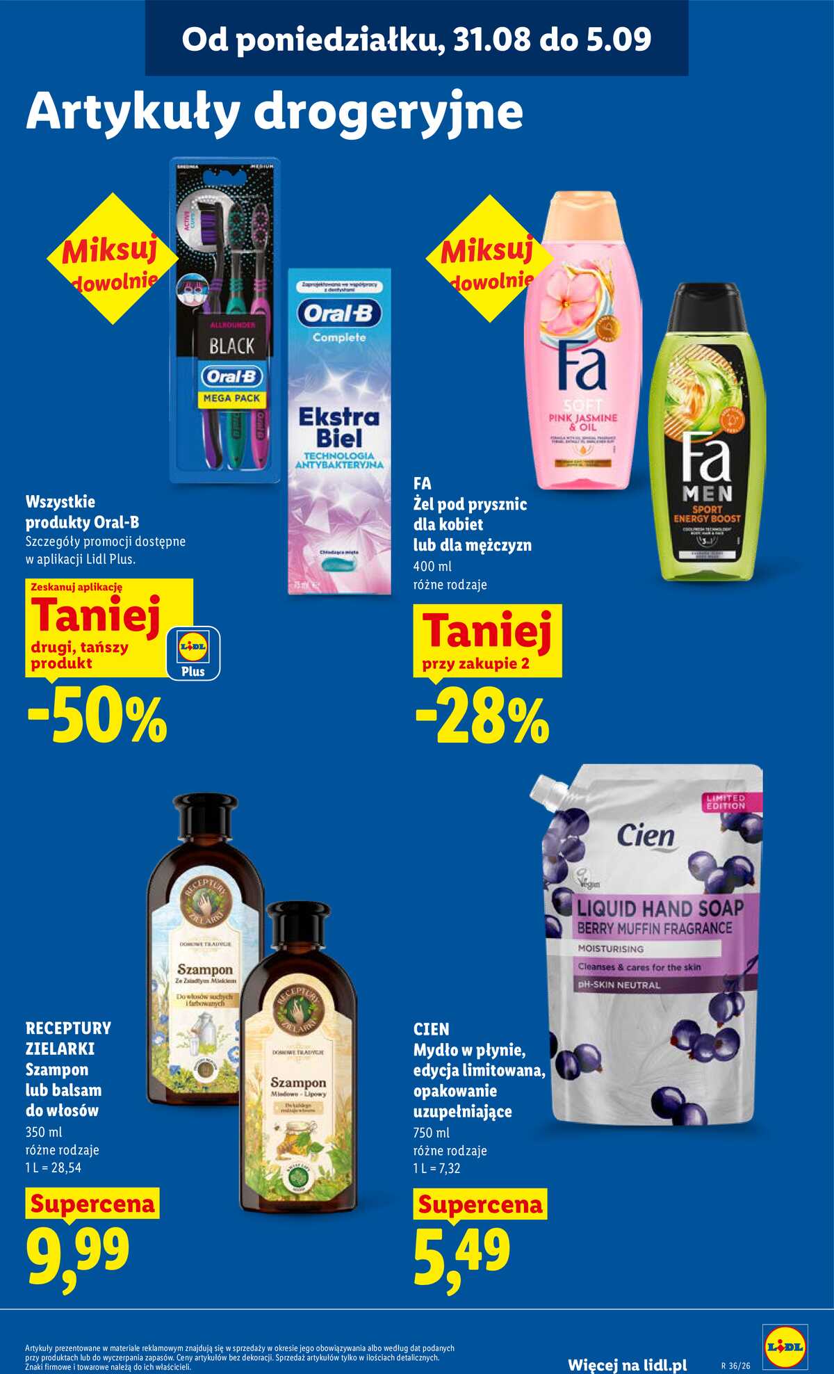 Leták Lidl Polsko 31.8.-2.9.2026 - Leták platí od 31. srpna do 2. září strana 81