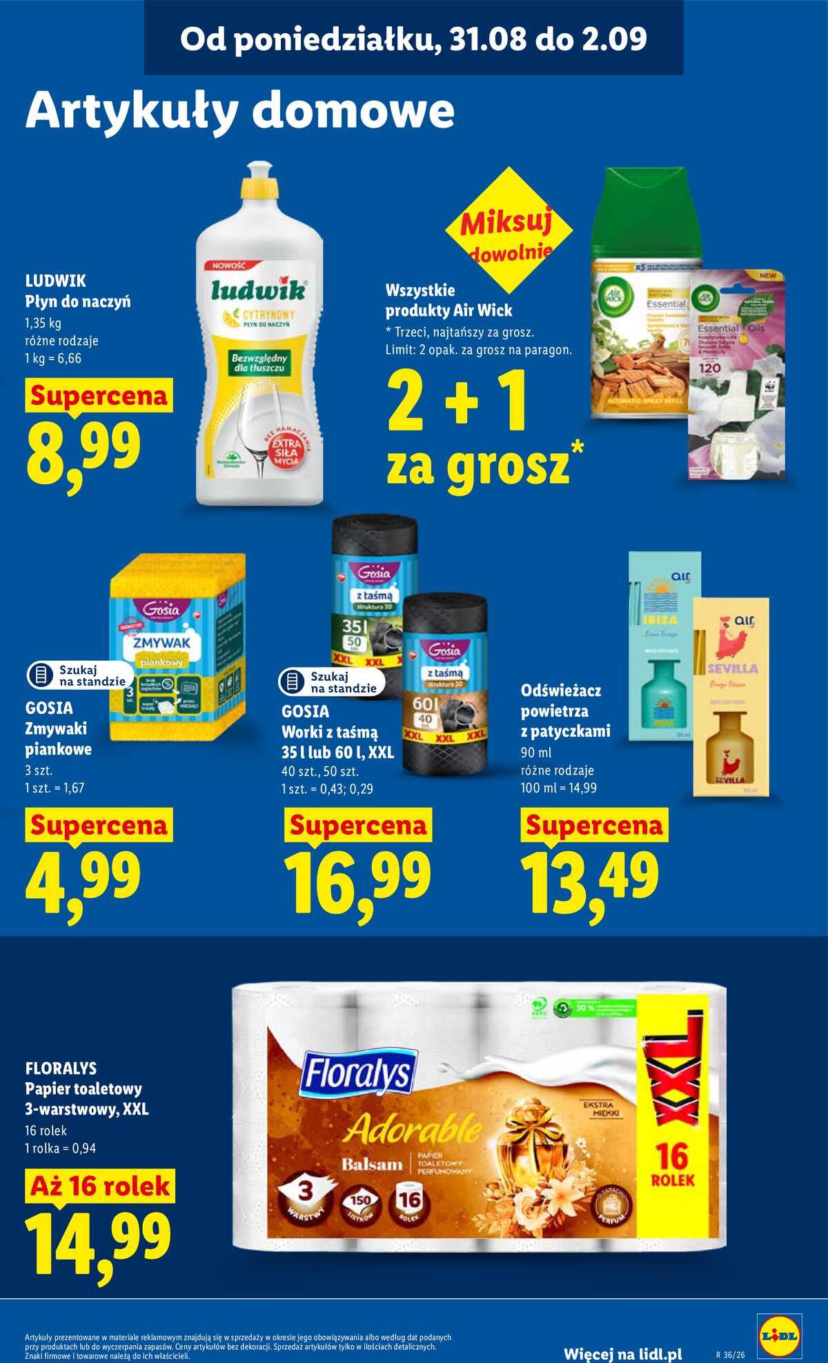 Leták Lidl Polsko 31.8.-2.9.2026 - Leták platí od 31. srpna do 2. září strana 83