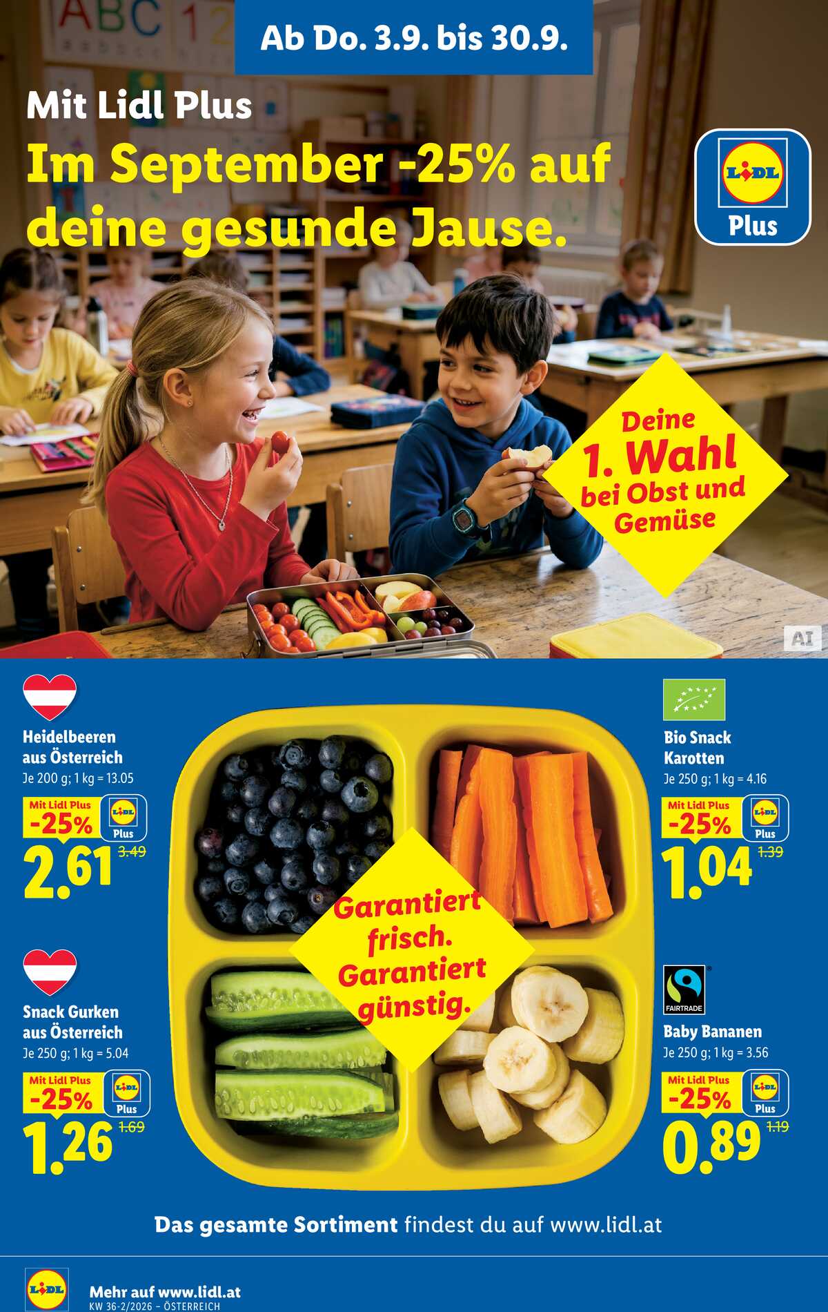 Leták Lidl Rakousko 3.9.-9.9.2026 strana 2