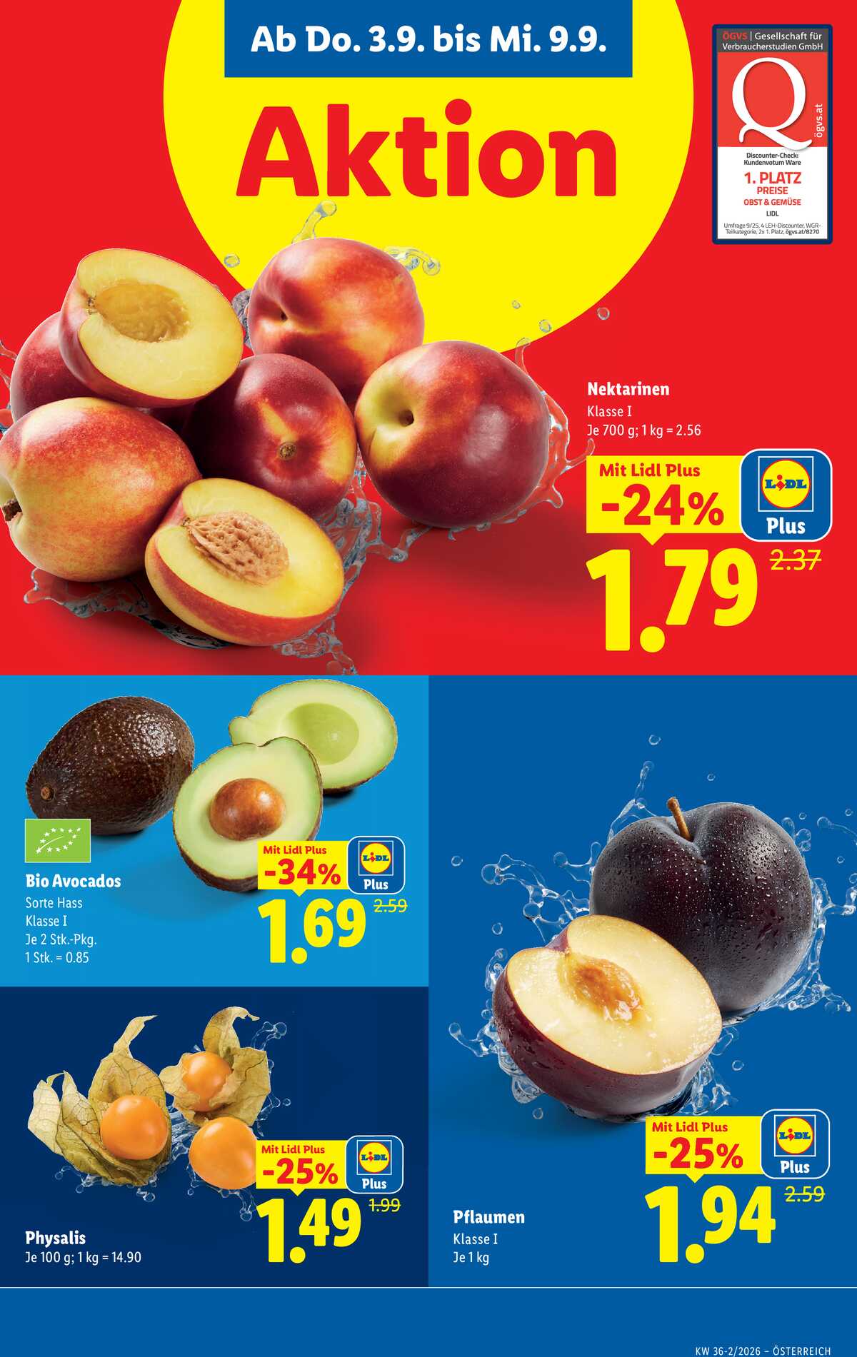 Leták Lidl Rakousko 3.9.-9.9.2026 strana 5