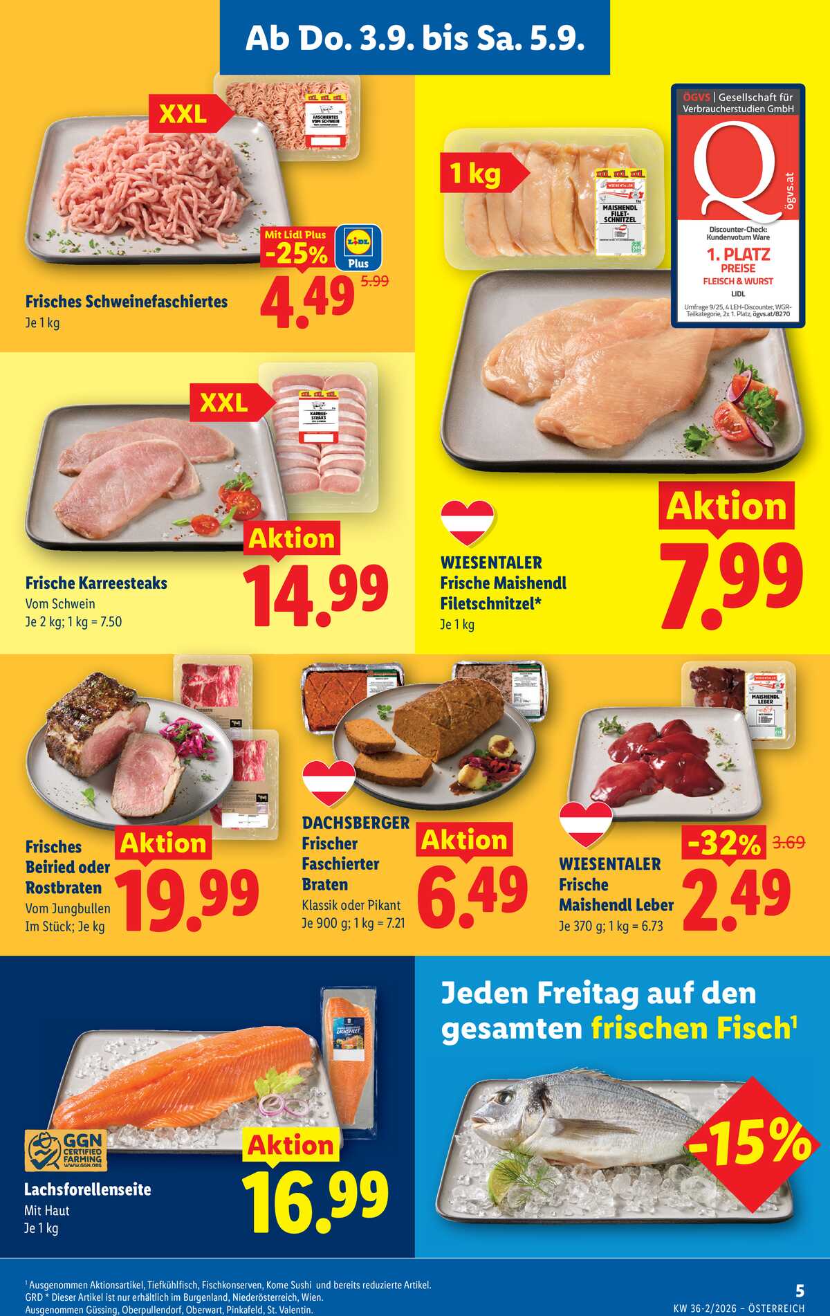 Leták Lidl Rakousko 3.9.-9.9.2026 strana 7
