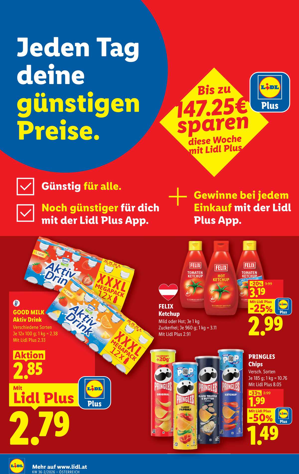 Leták Lidl Rakousko 3.9.-9.9.2026 strana 8
