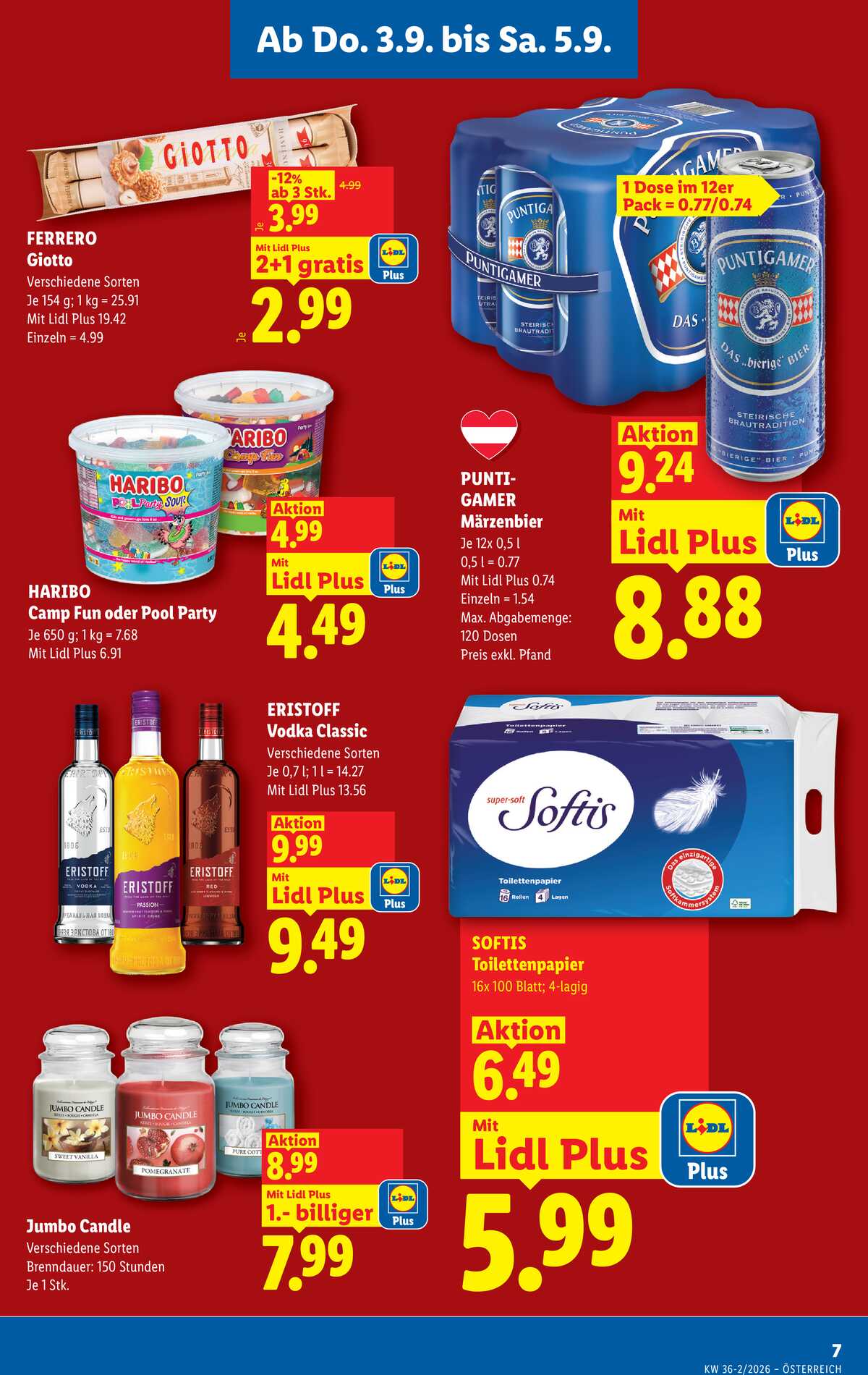 Leták Lidl Rakousko 3.9.-9.9.2026 strana 9