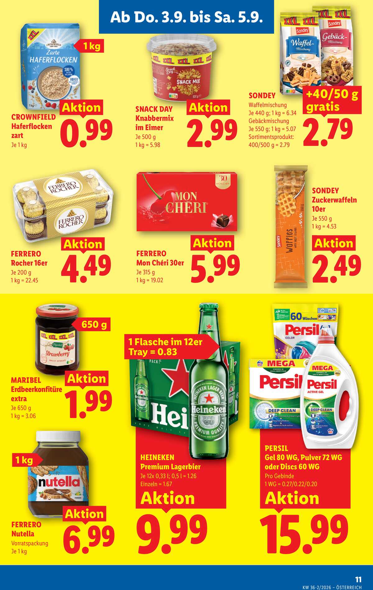 Leták Lidl Rakousko 3.9.-9.9.2026 strana 13