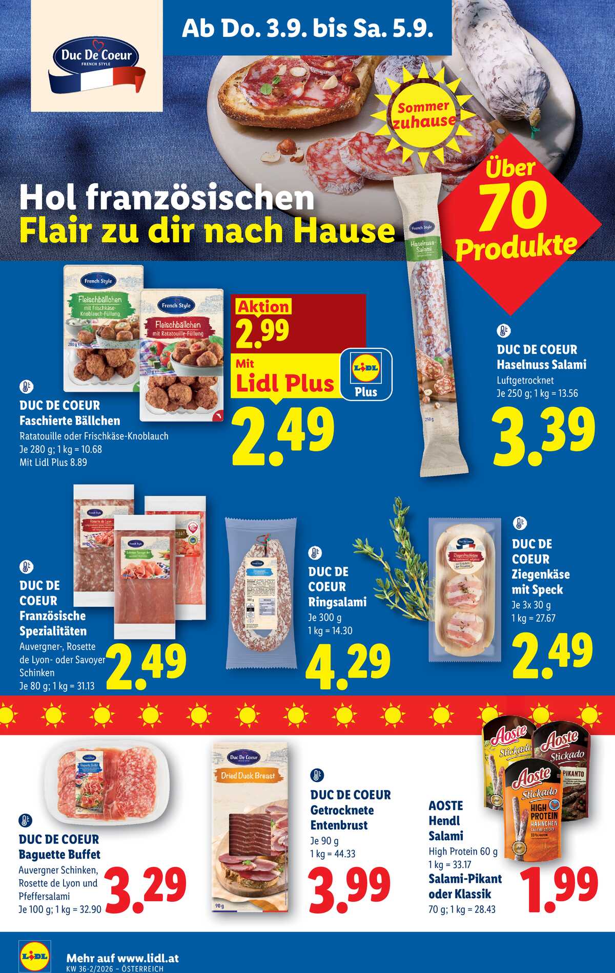 Leták Lidl Rakousko 3.9.-9.9.2026 strana 14