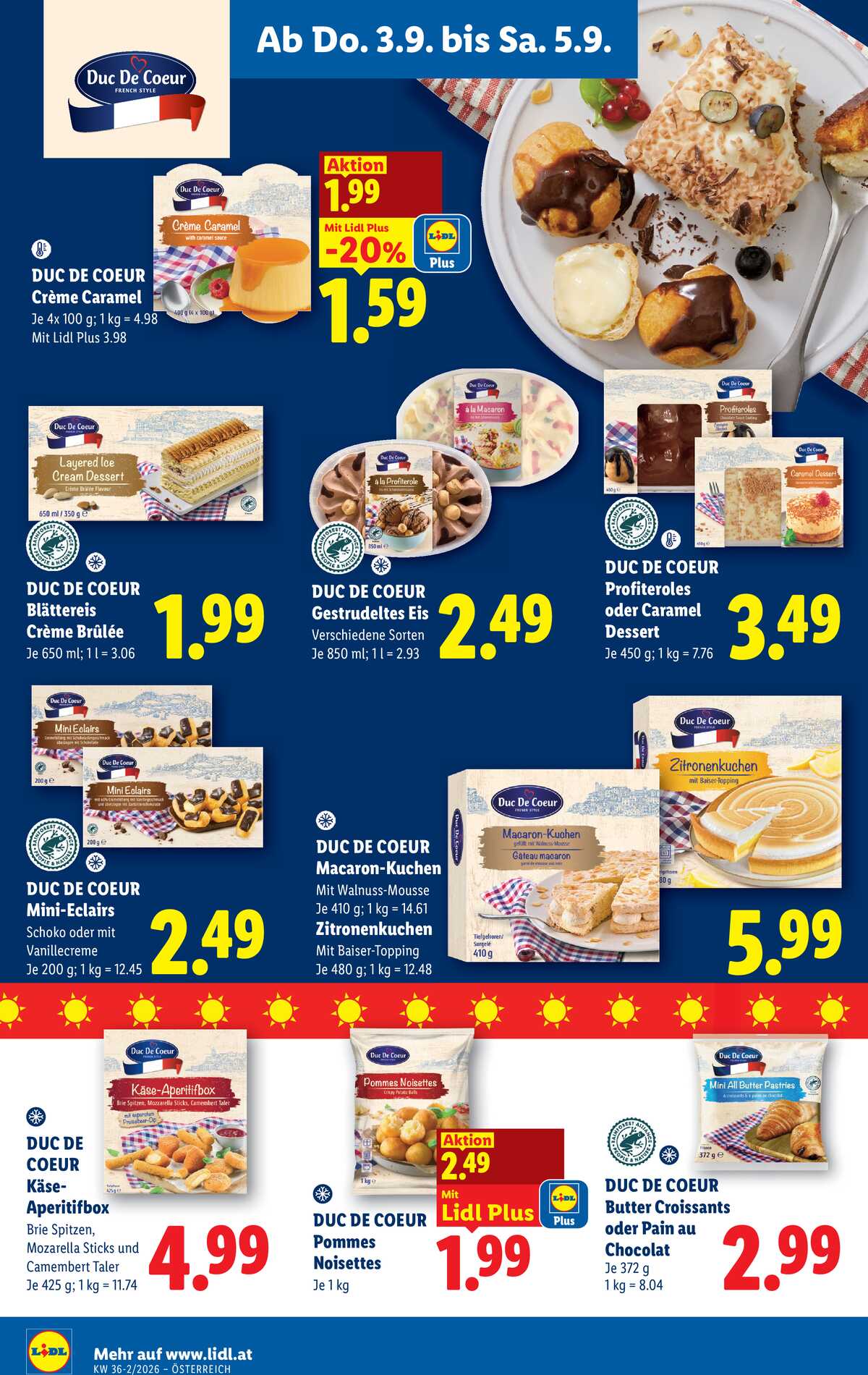 Leták Lidl Rakousko 3.9.-9.9.2026 strana 16
