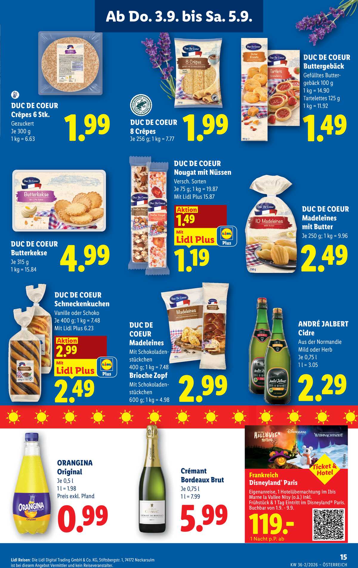 Leták Lidl Rakousko 3.9.-9.9.2026 strana 17
