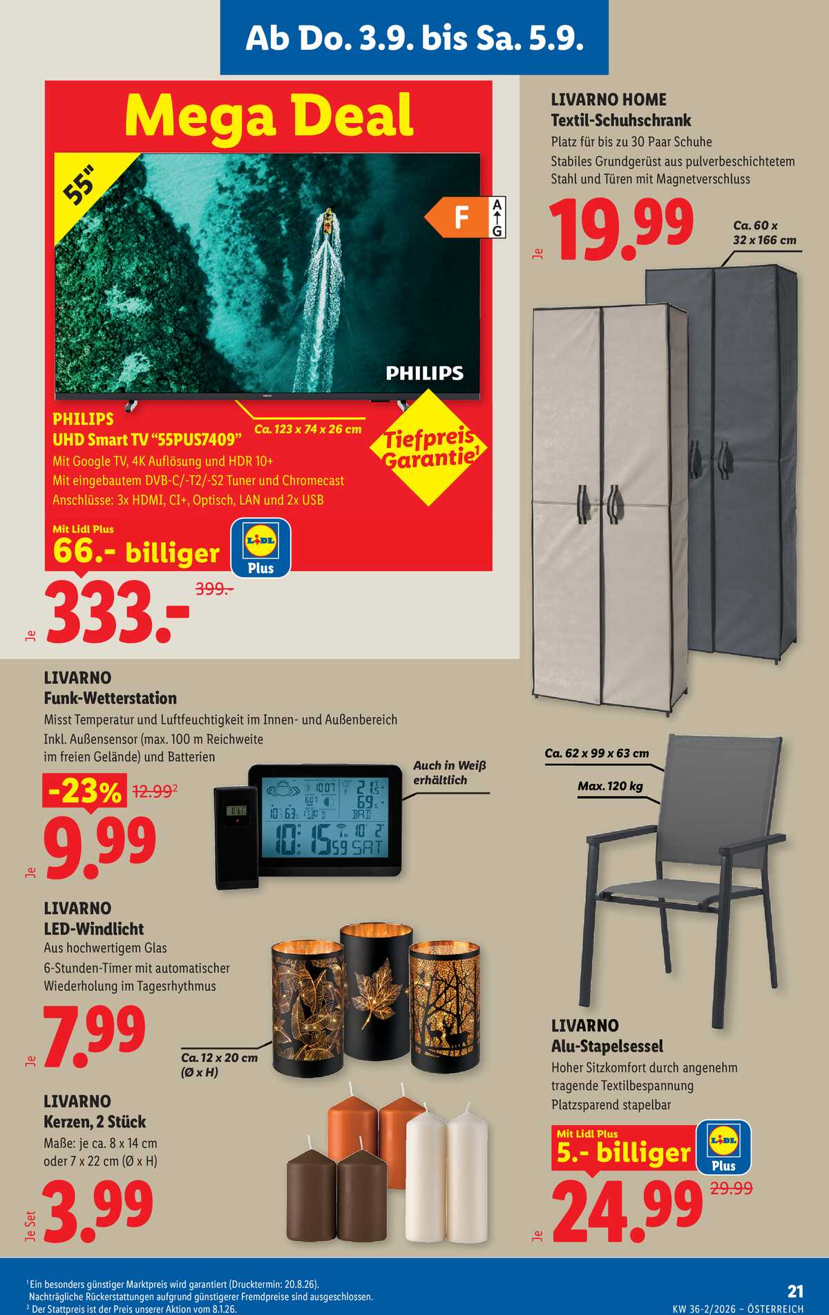 Leták Lidl Rakousko 3.9.-9.9.2026 strana 25