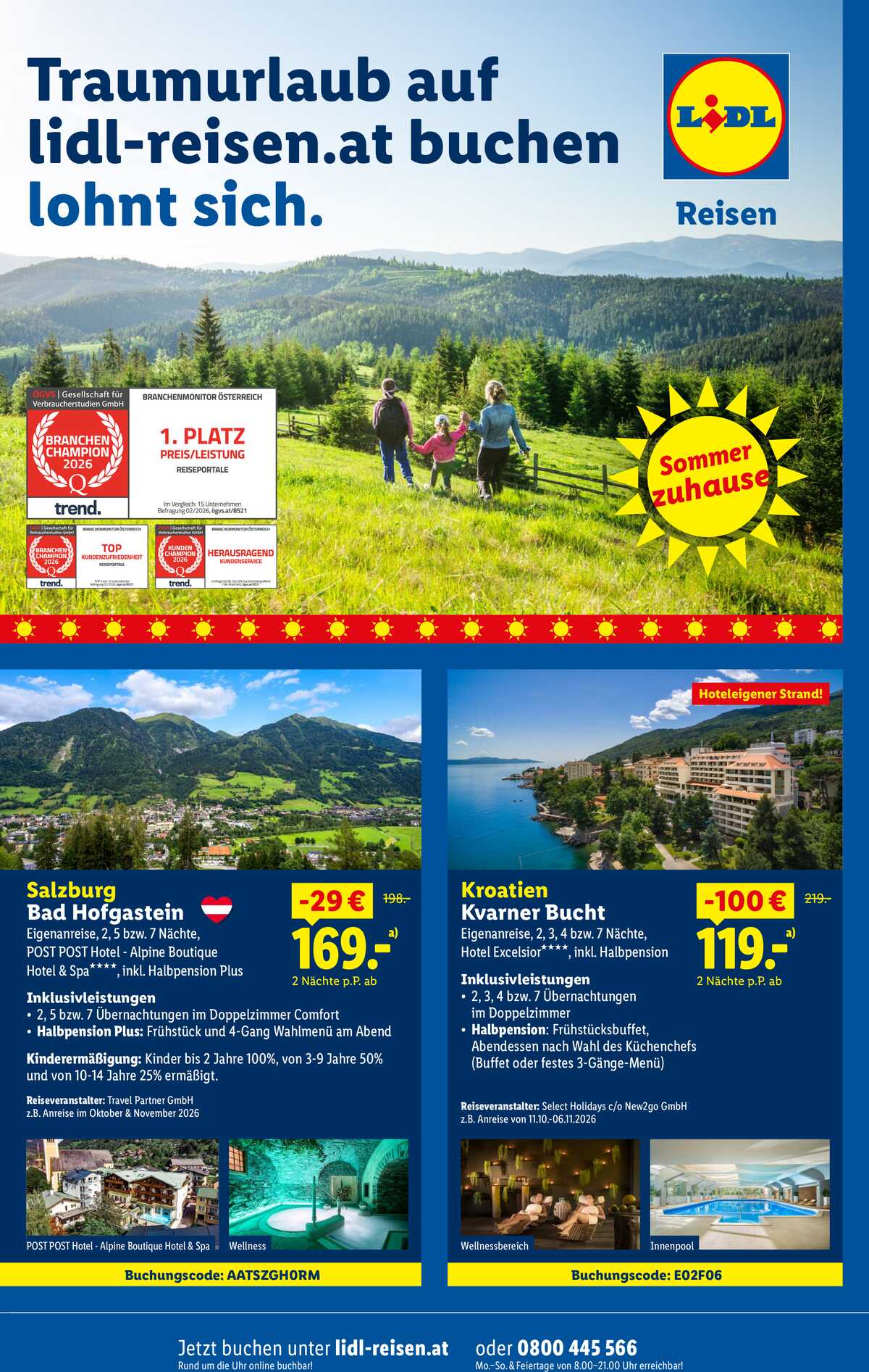 Leták Lidl Rakousko 3.9.-9.9.2026 strana 29