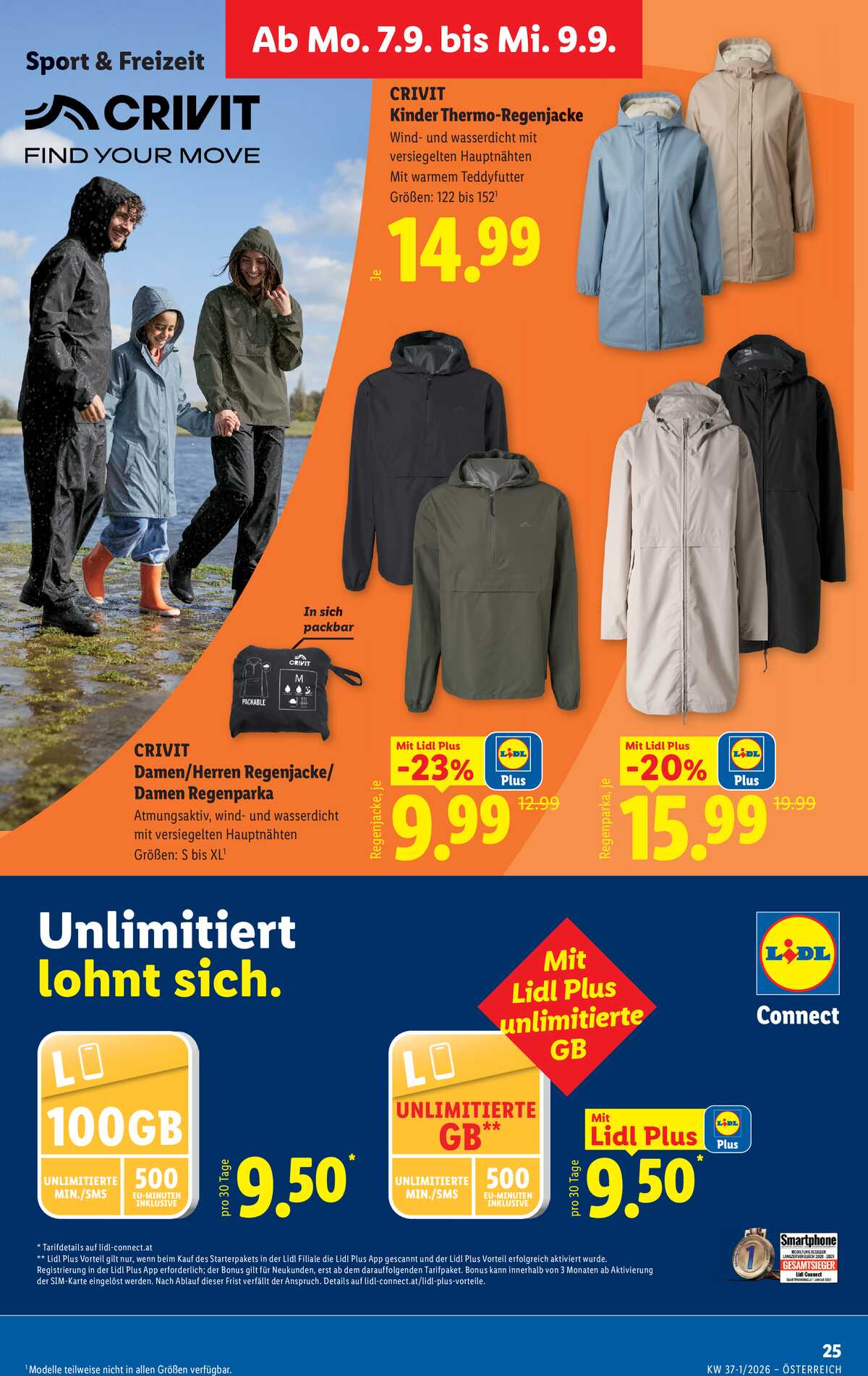 Leták Lidl Rakousko 3.9.-9.9.2026 strana 32