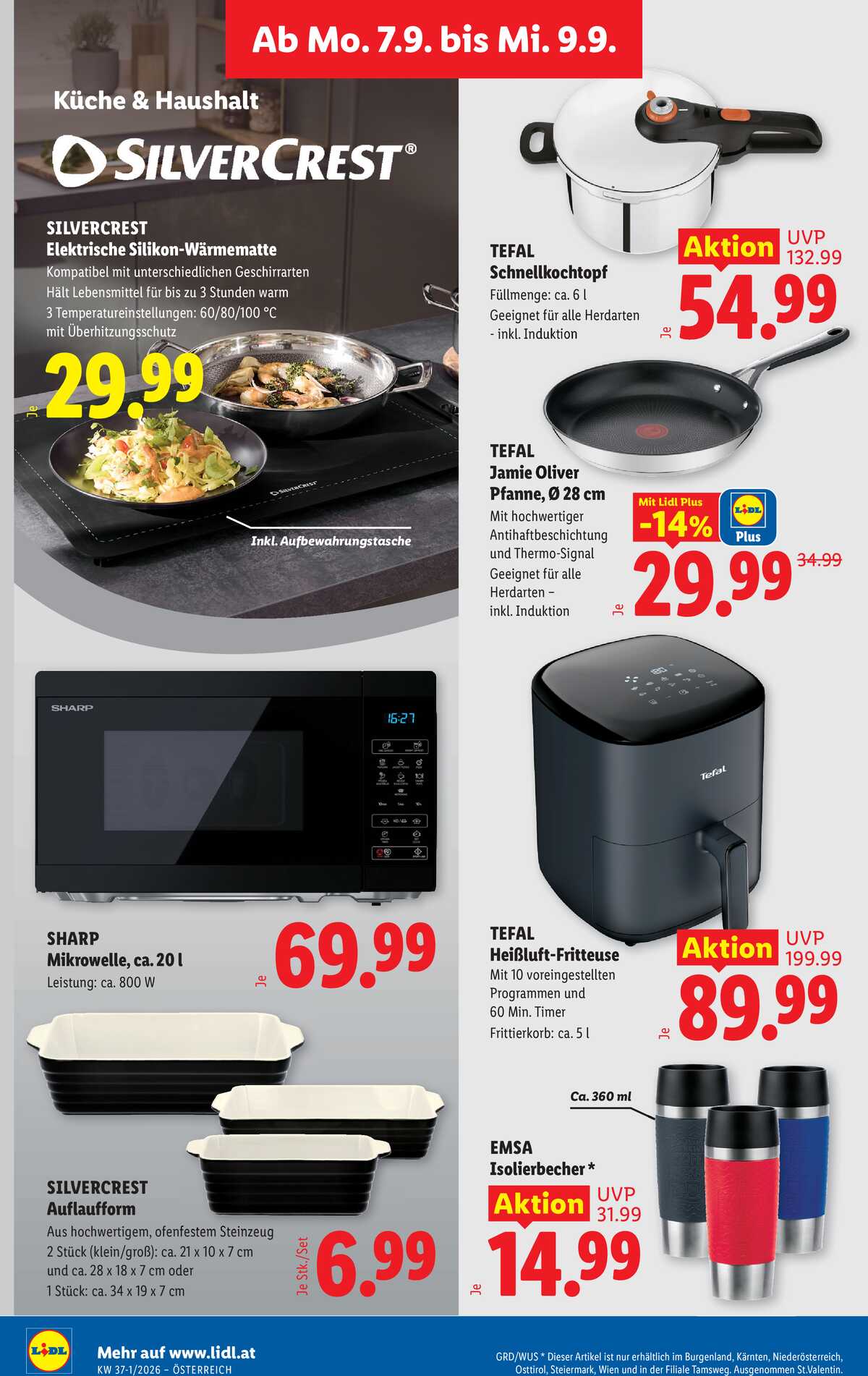 Leták Lidl Rakousko 3.9.-9.9.2026 strana 37