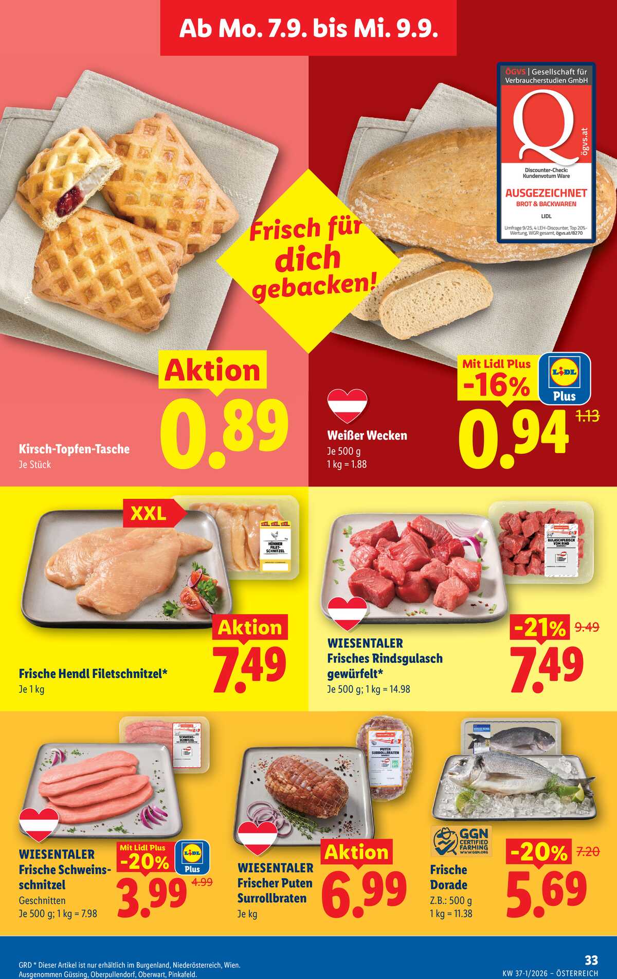 Leták Lidl Rakousko 3.9.-9.9.2026 strana 42