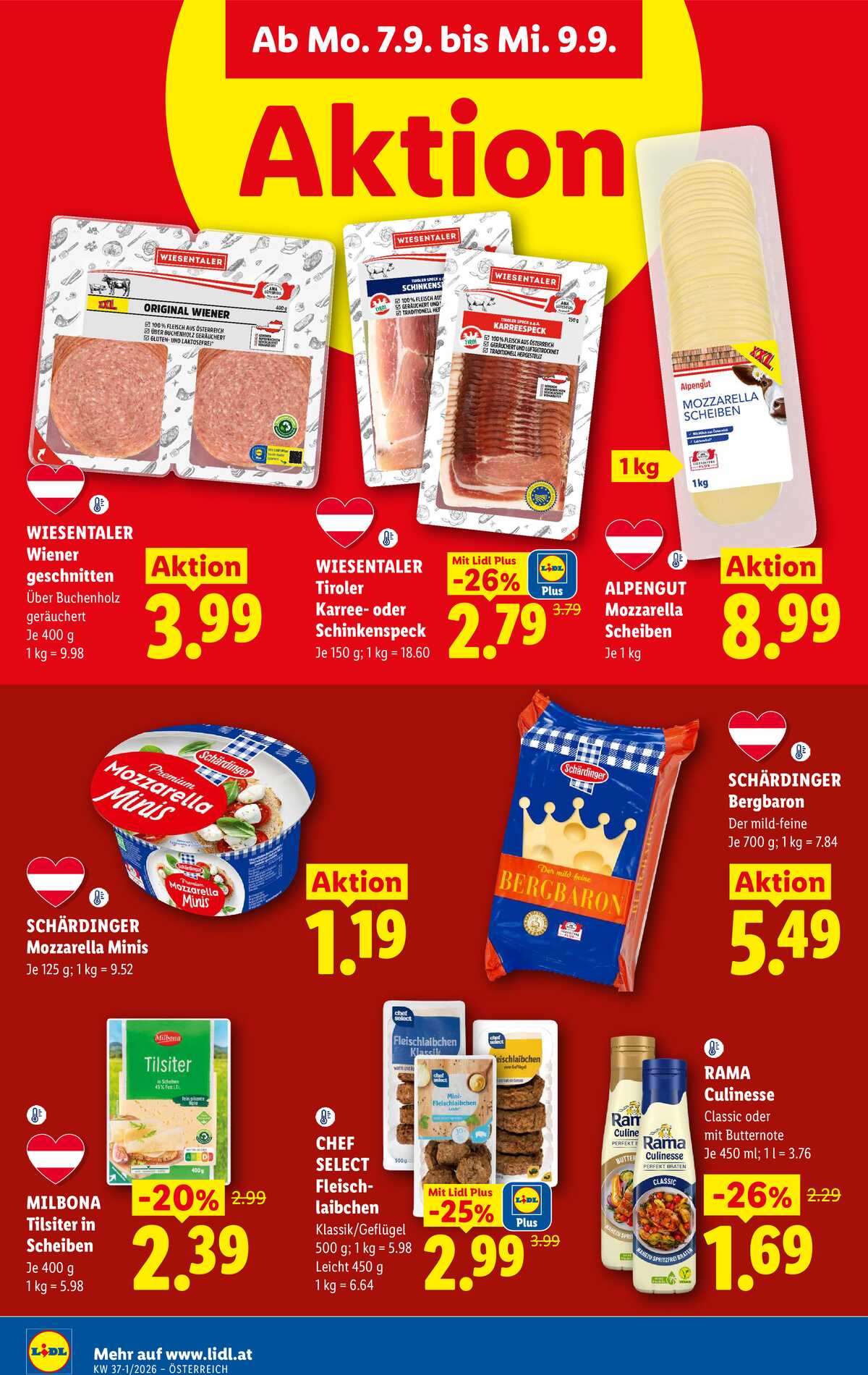 Leták Lidl Rakousko 3.9.-9.9.2026 strana 43