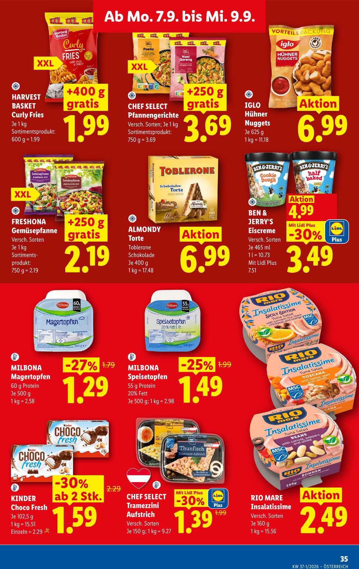 Leták Lidl Rakousko 3.9.-9.9.2026 strana 44