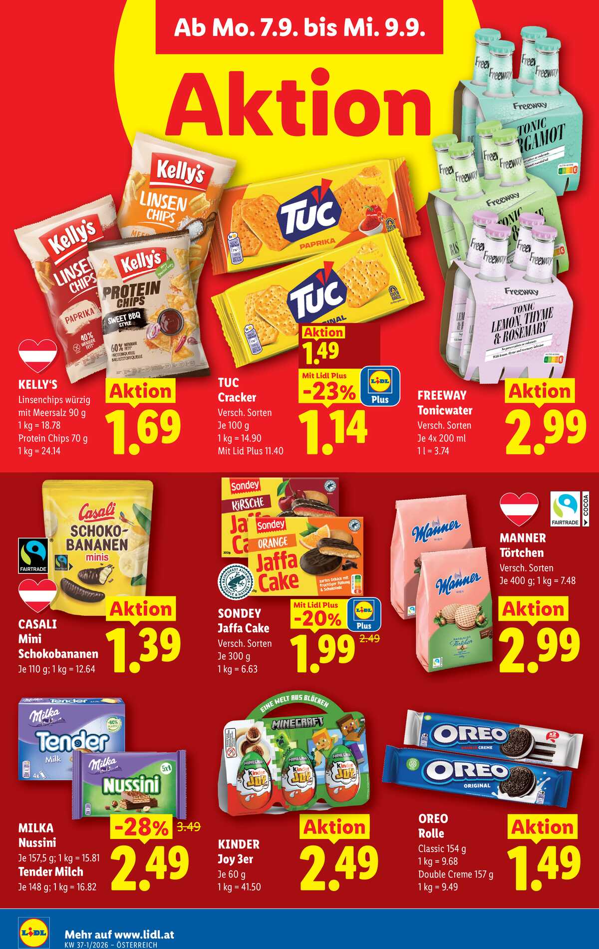 Leták Lidl Rakousko 3.9.-9.9.2026 strana 45