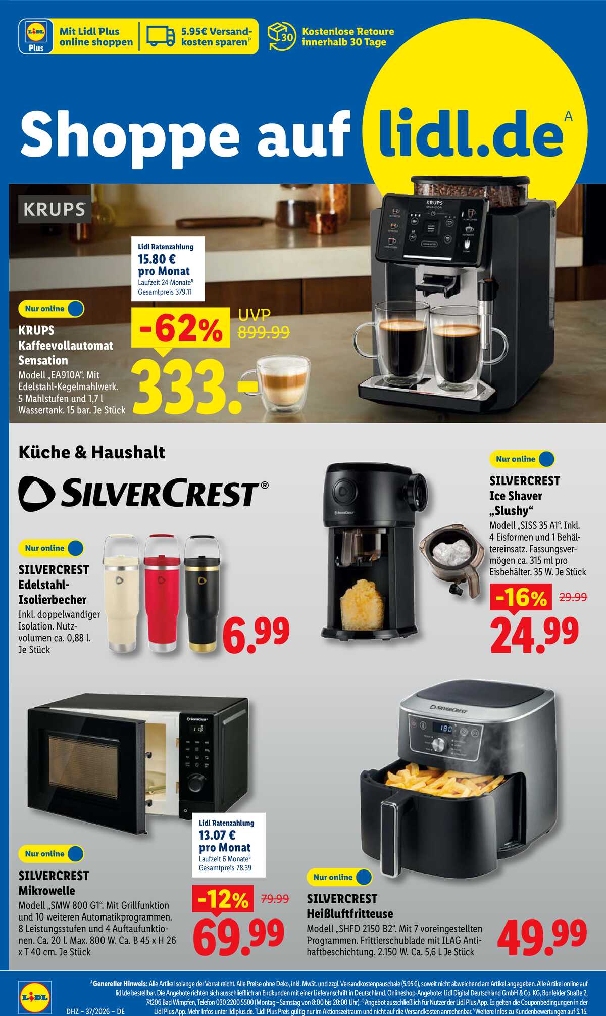 Leták Lidl Německo 7.9.-12.9.2026 strana 10