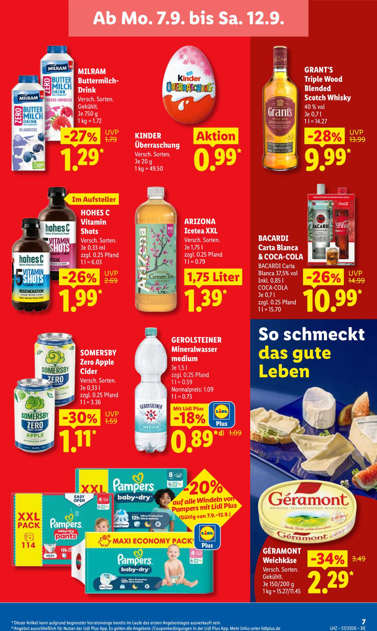 Leták Lidl Německo 7.9.-12.9.2026 strana 17
