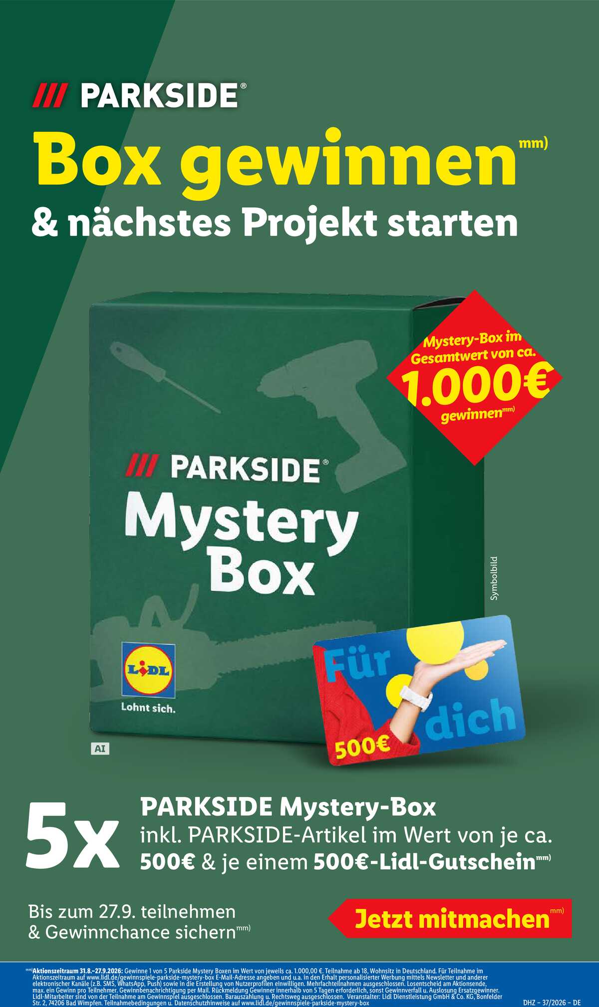 Leták Lidl Německo 7.9.-12.9.2026 strana 37