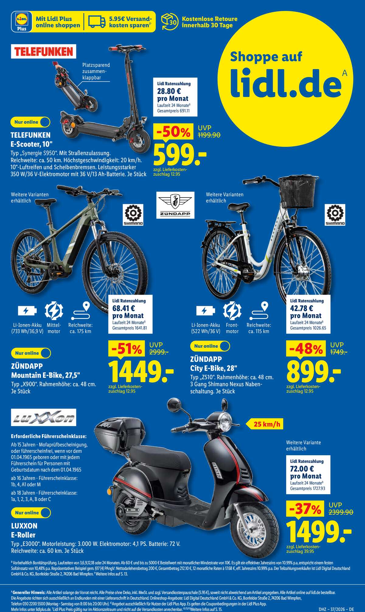 Leták Lidl Německo 7.9.-12.9.2026 strana 39