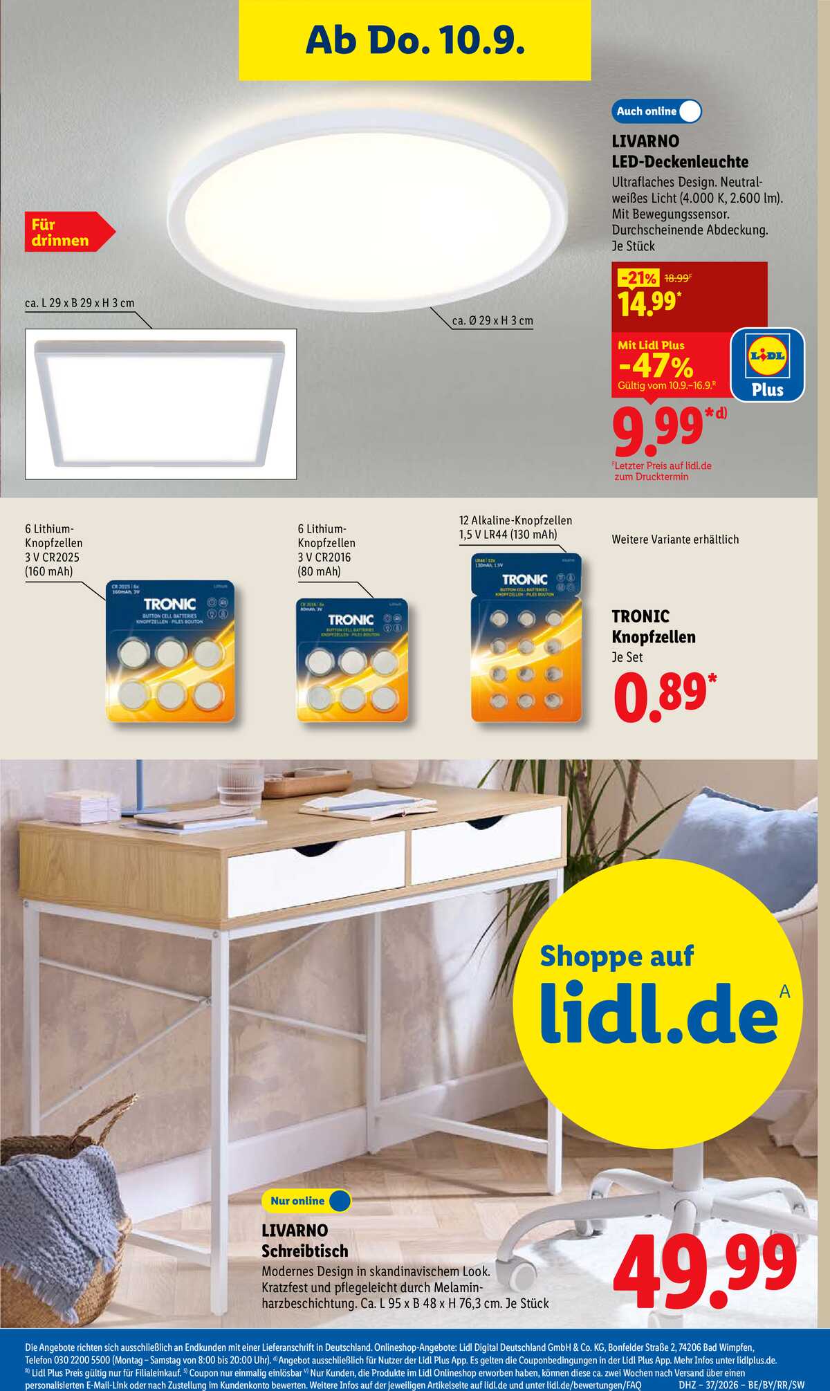 Leták Lidl Německo 7.9.-12.9.2026 strana 51