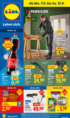 Leták Lidl Německo 7.9.-12.9.2026