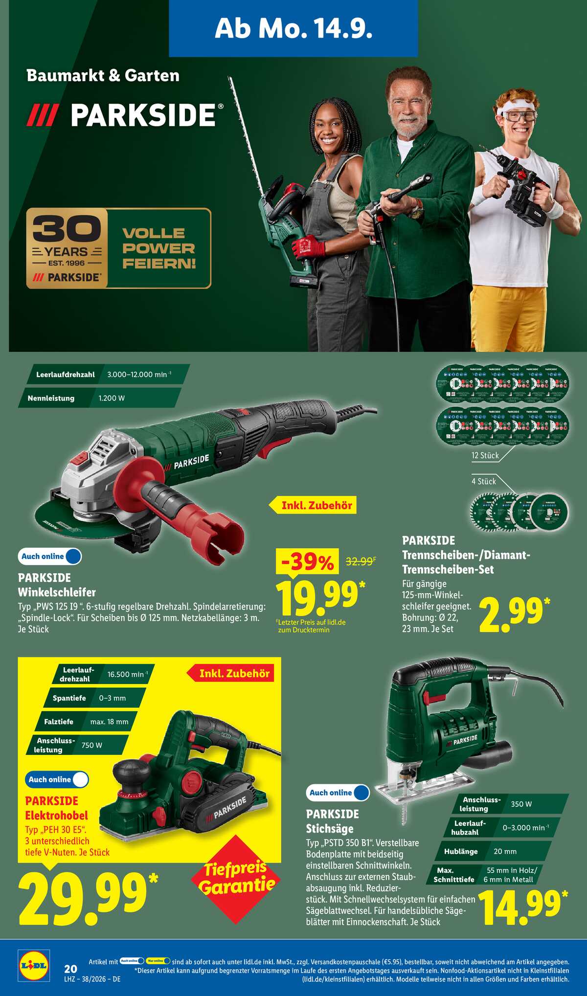 Leták Lidl Německo 14.9.-19.9.2026 strana 14