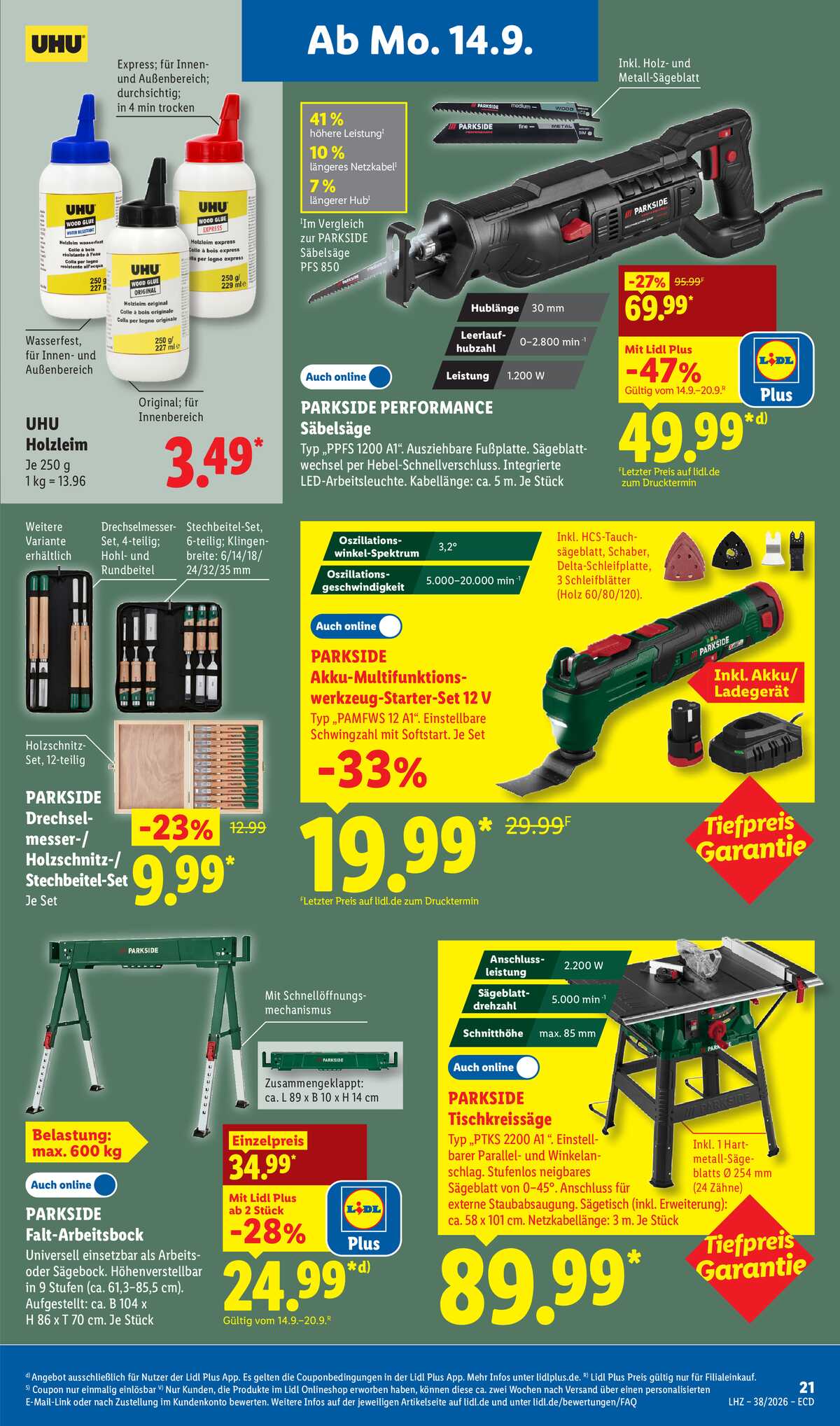 Leták Lidl Německo 14.9.-19.9.2026 strana 15