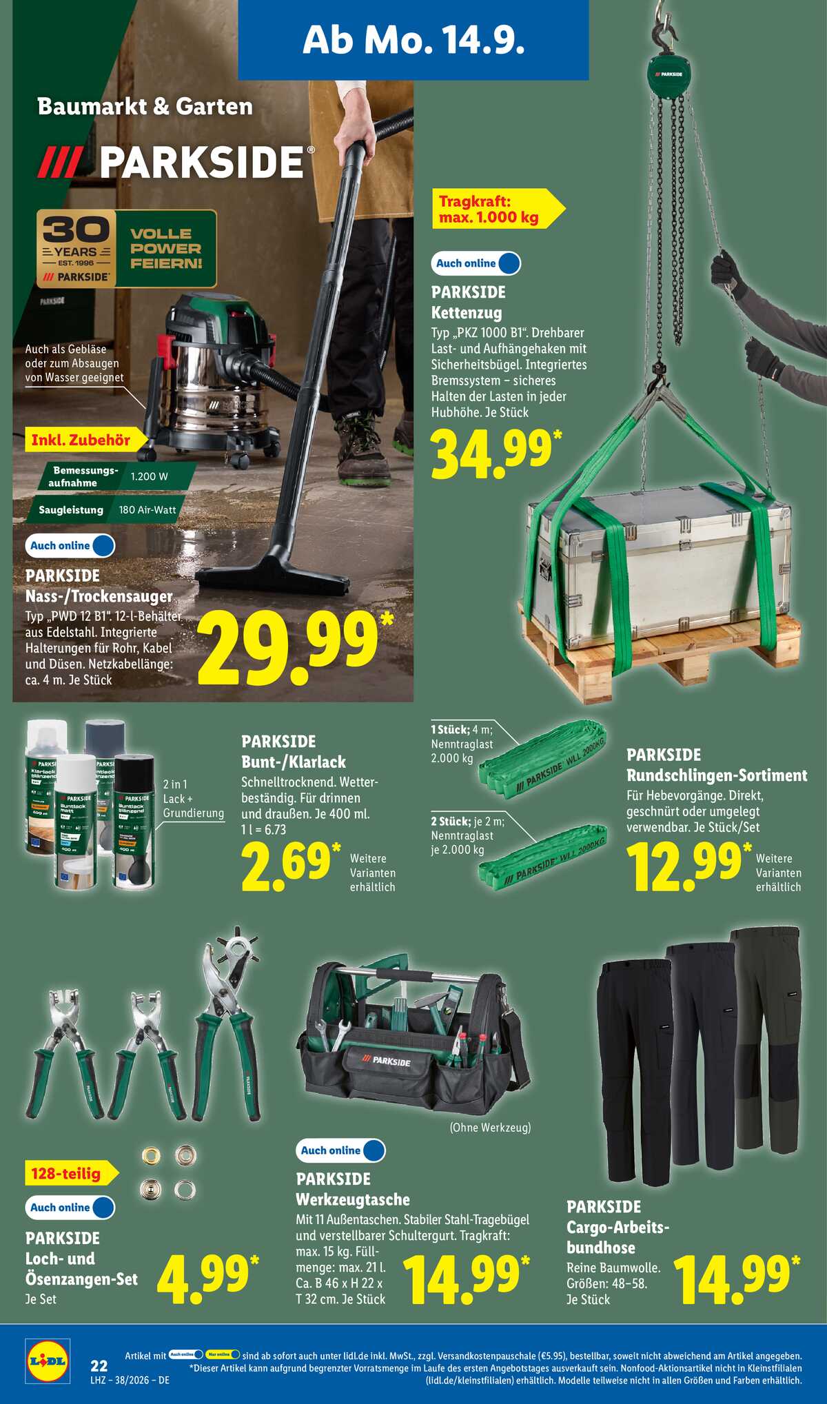 Leták Lidl Německo 14.9.-19.9.2026 strana 16