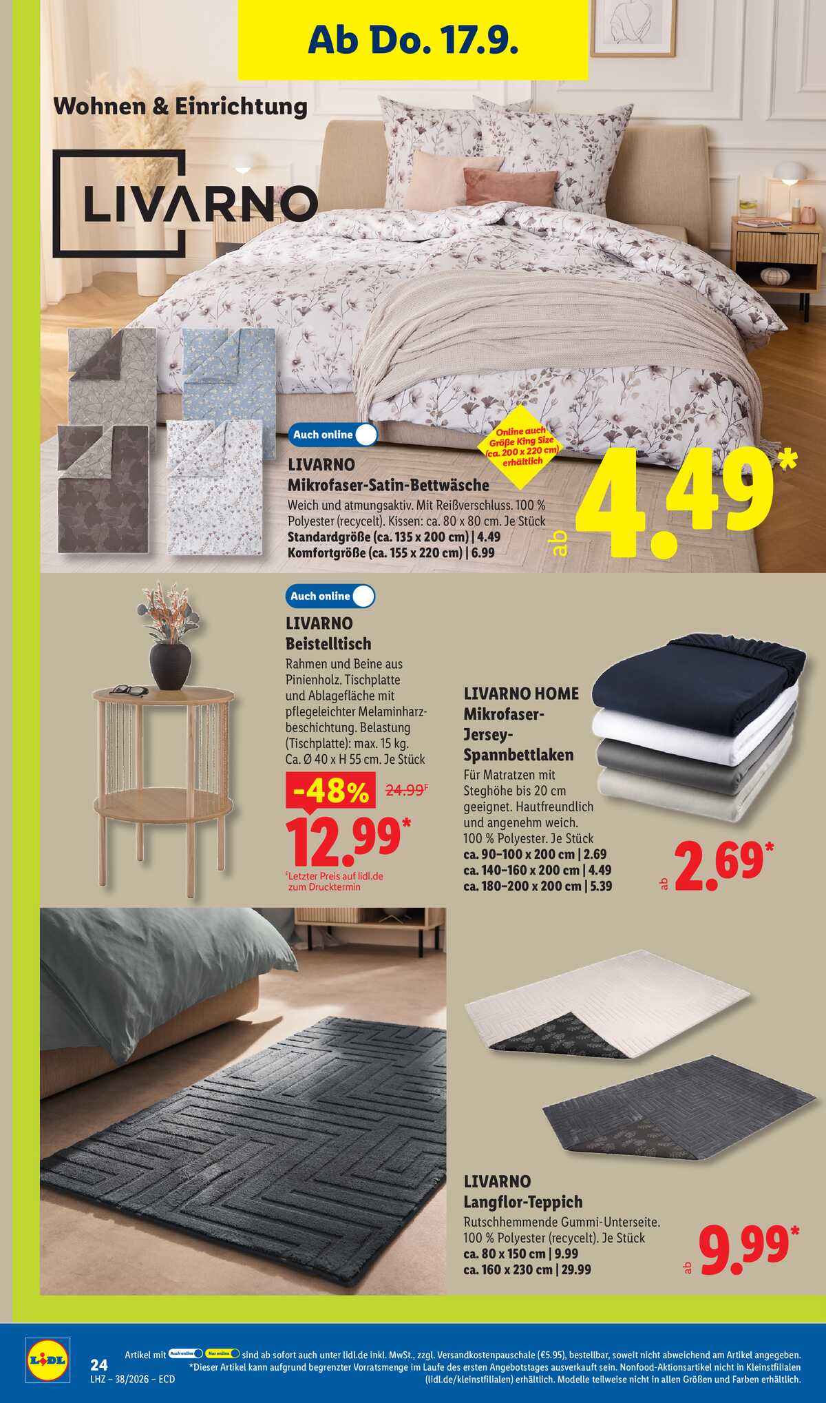 Leták Lidl Německo 14.9.-19.9.2026 strana 22