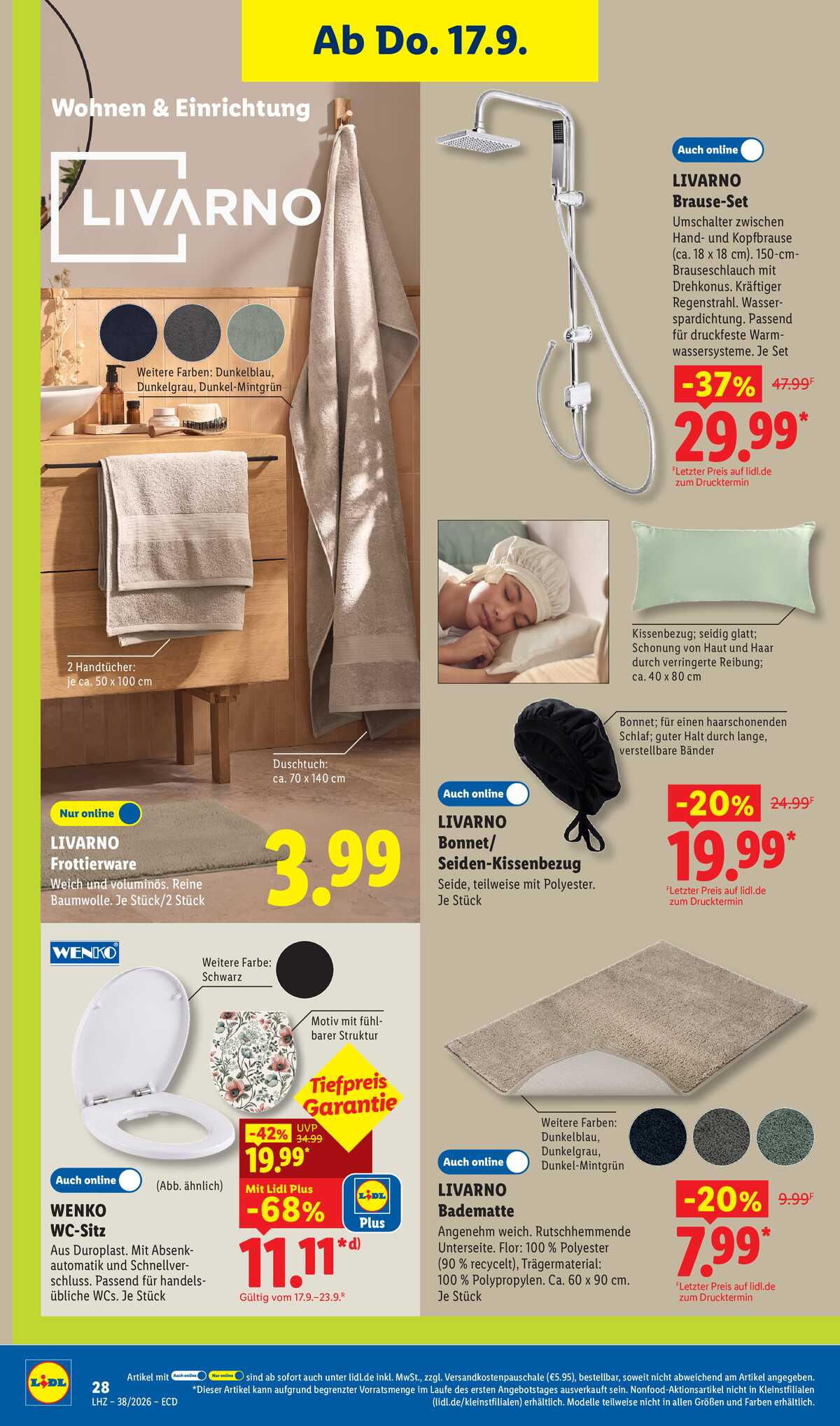 Leták Lidl Německo 14.9.-19.9.2026 strana 24