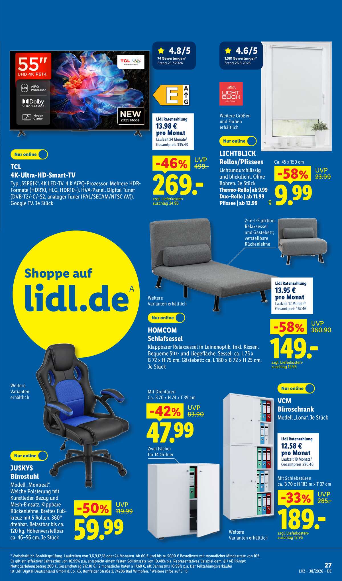 Leták Lidl Německo 14.9.-19.9.2026 strana 27