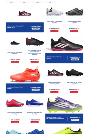 Intersport Kopačky a míče - 31. 8. 2026