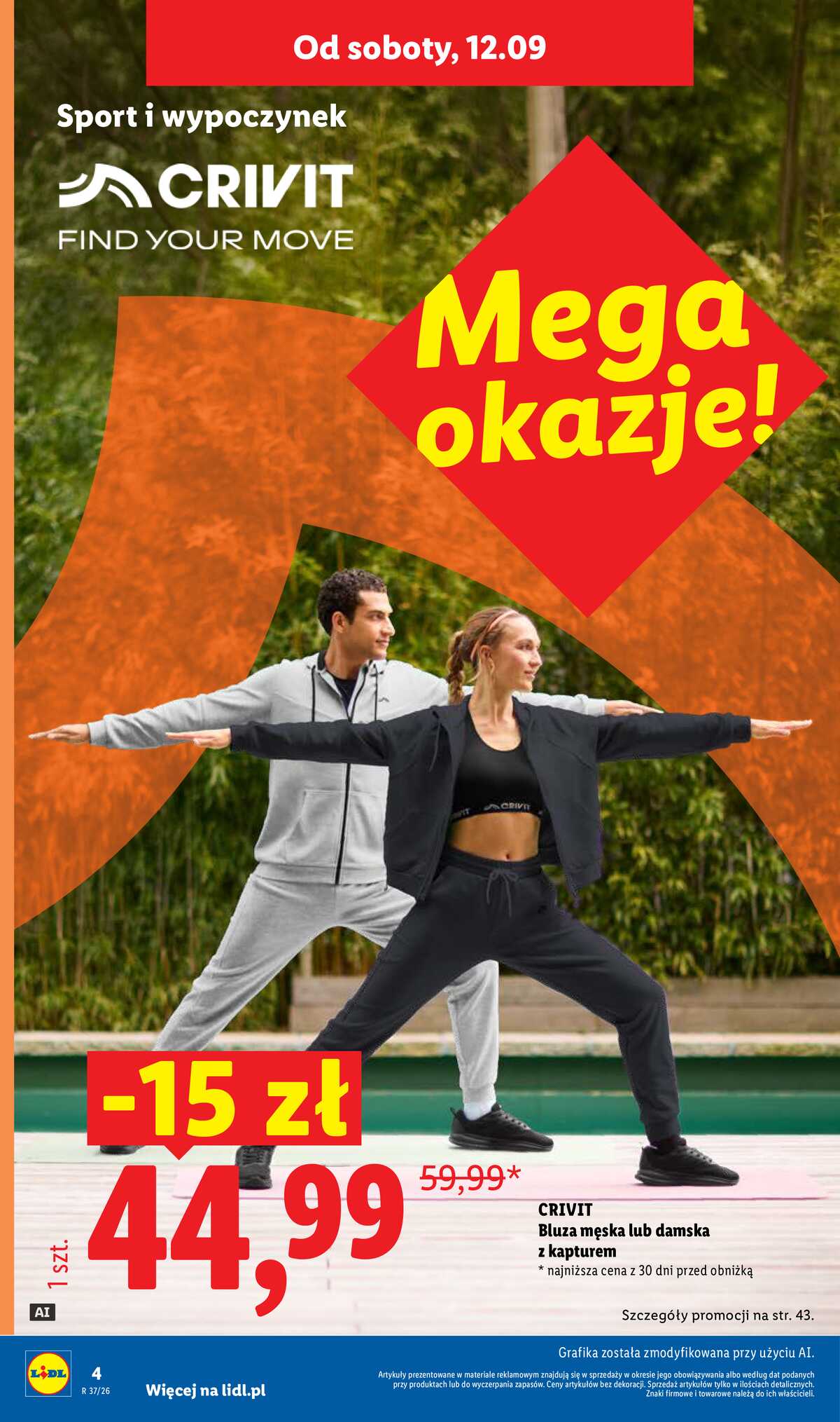 Leták Lidl Polsko 7.9.-12.9.2026 - Leták platí od 7. září do 12. září. strana 4