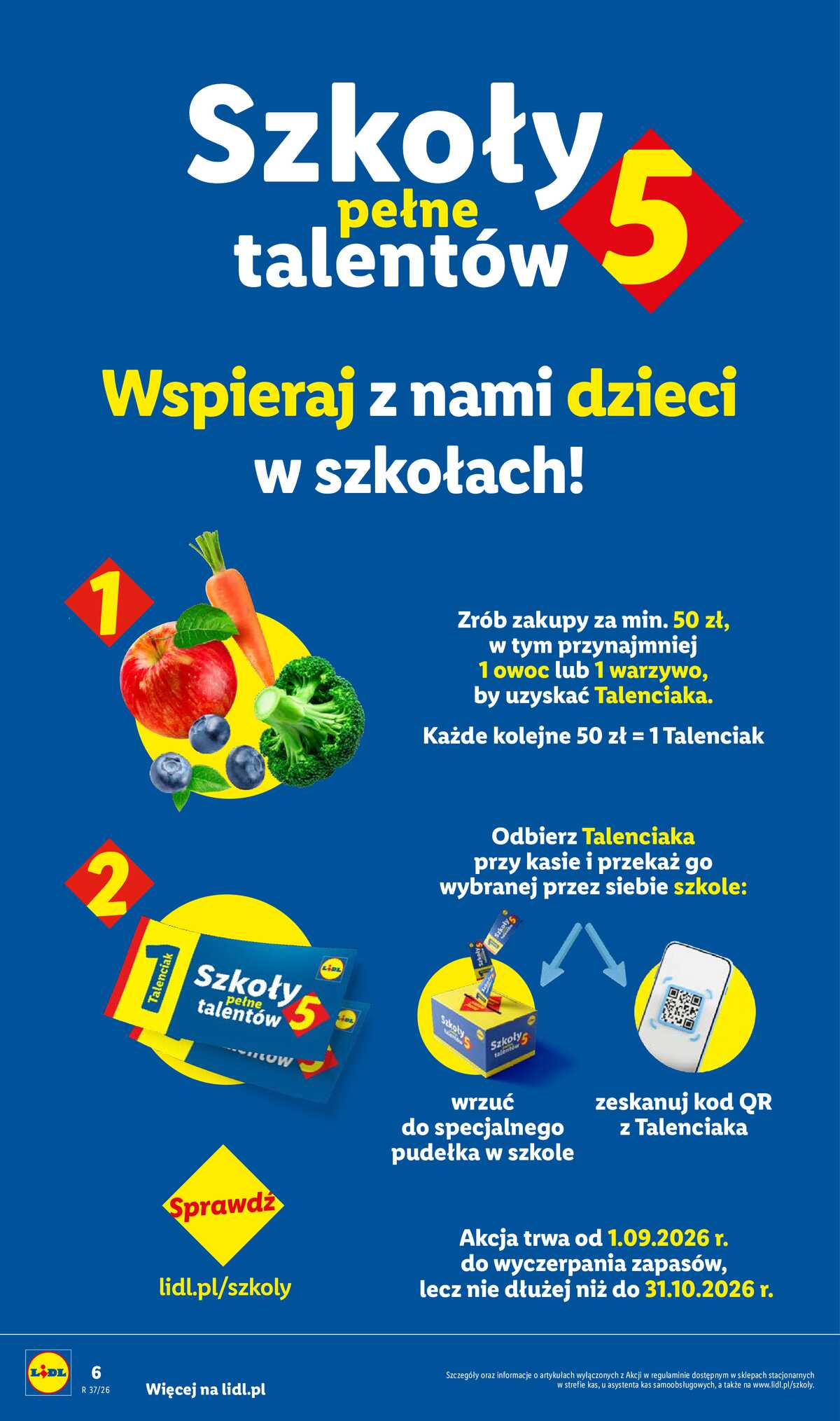 Leták Lidl Polsko 7.9.-12.9.2026 - Leták platí od 7. září do 12. září. strana 6