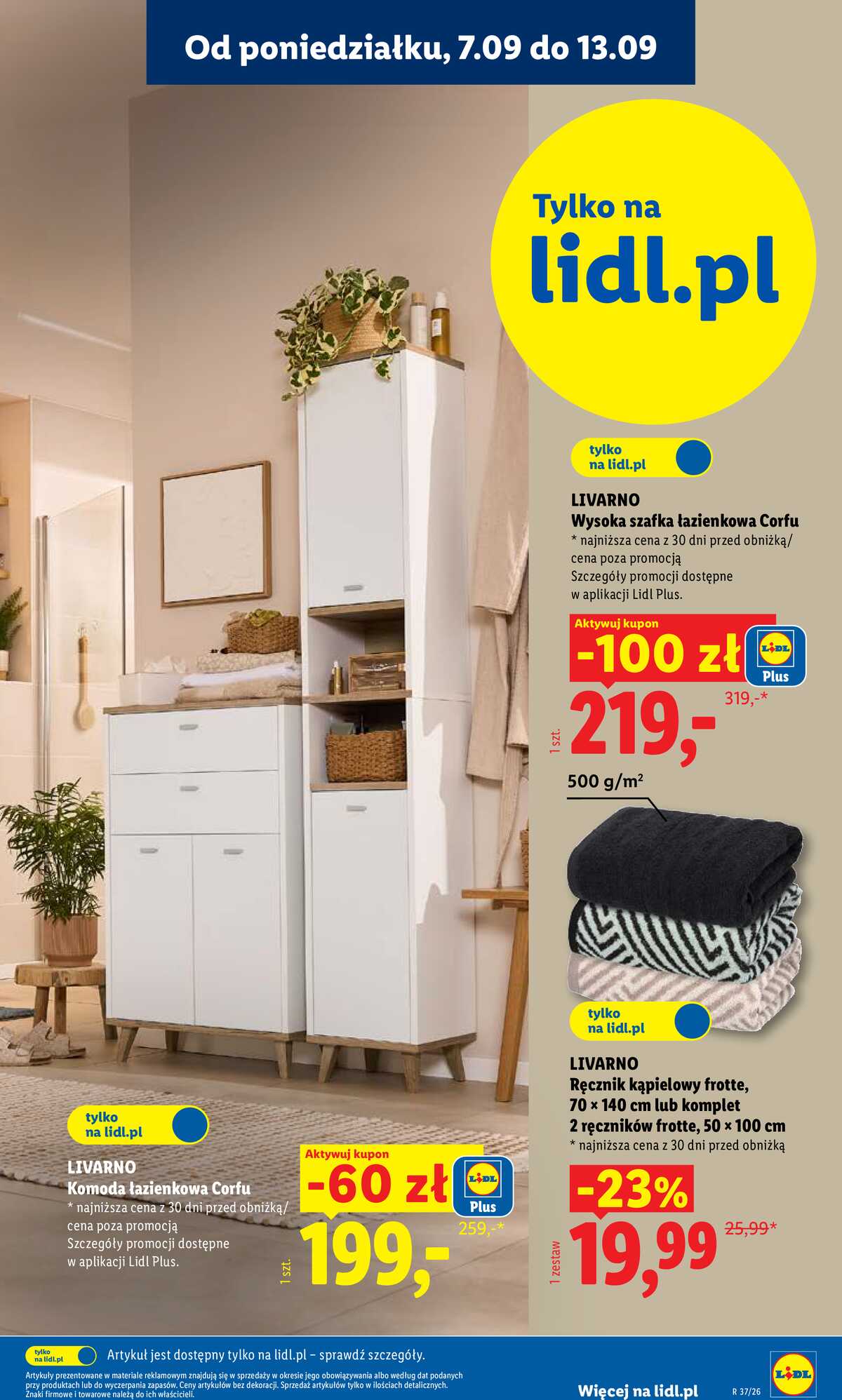 Leták Lidl Polsko 7.9.-12.9.2026 - Leták platí od 7. září do 12. září. strana 9