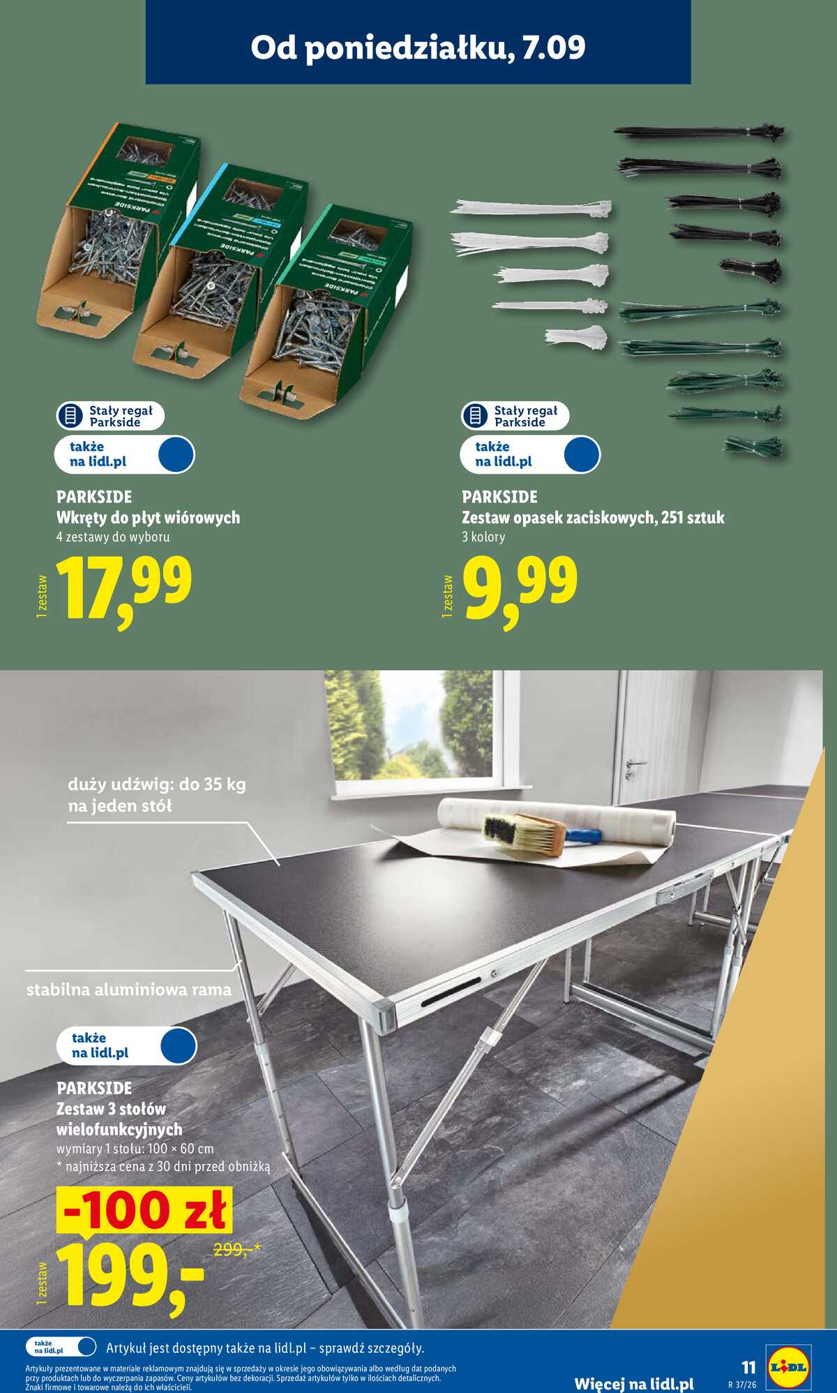 Leták Lidl Polsko 7.9.-12.9.2026 - Leták platí od 7. září do 12. září. strana 15