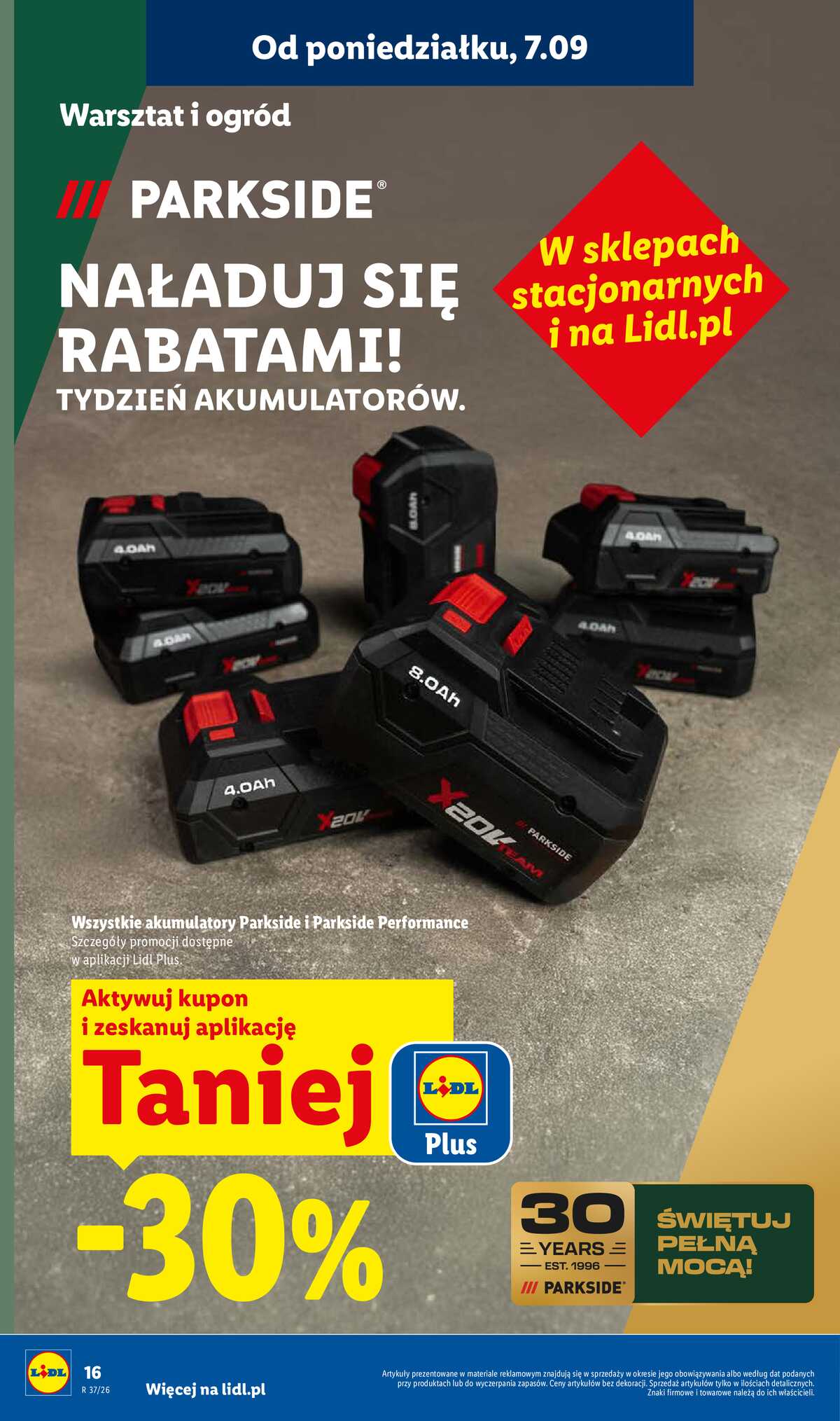 Leták Lidl Polsko 7.9.-12.9.2026 - Leták platí od 7. září do 12. září. strana 20