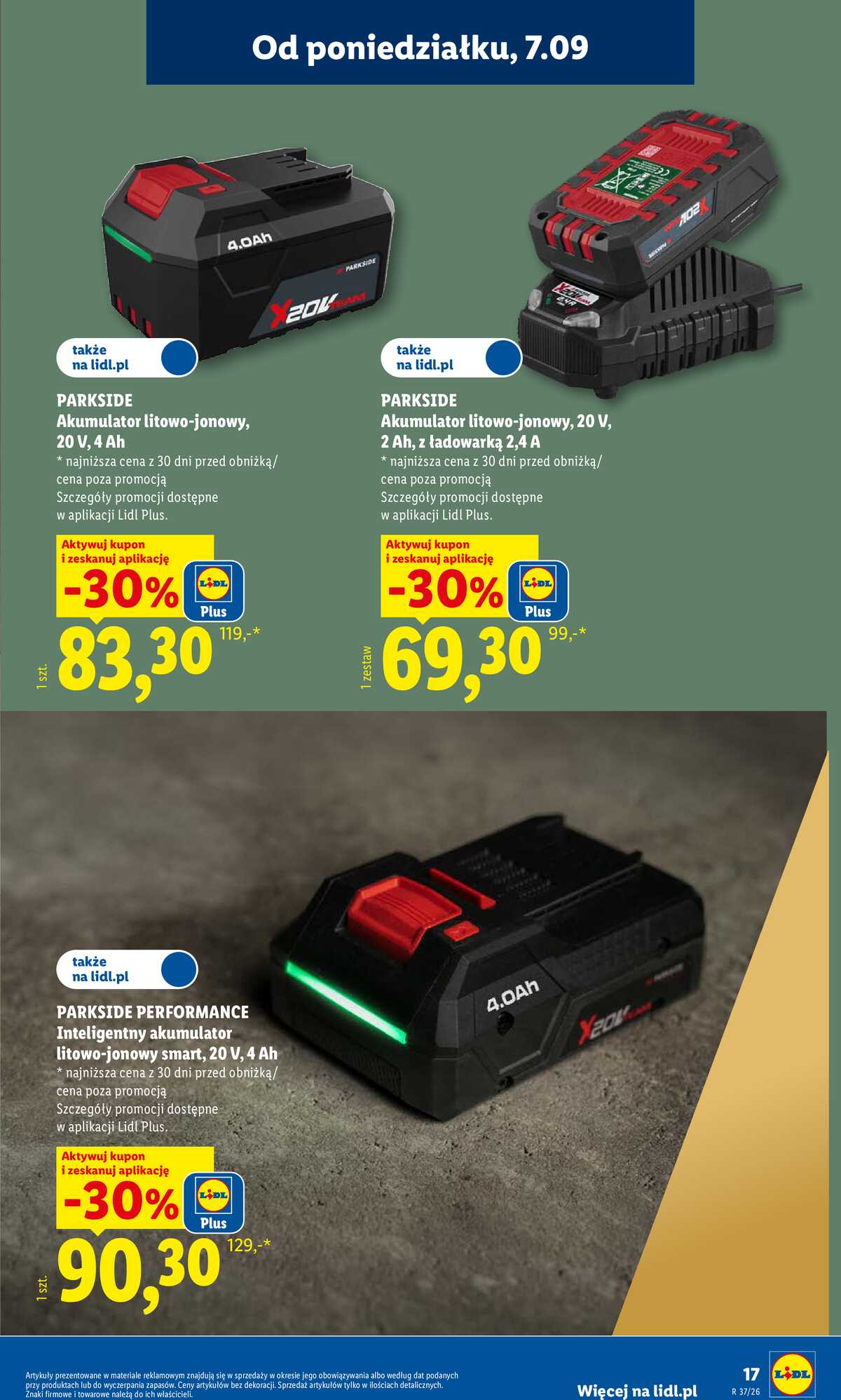 Leták Lidl Polsko 7.9.-12.9.2026 - Leták platí od 7. září do 12. září. strana 21