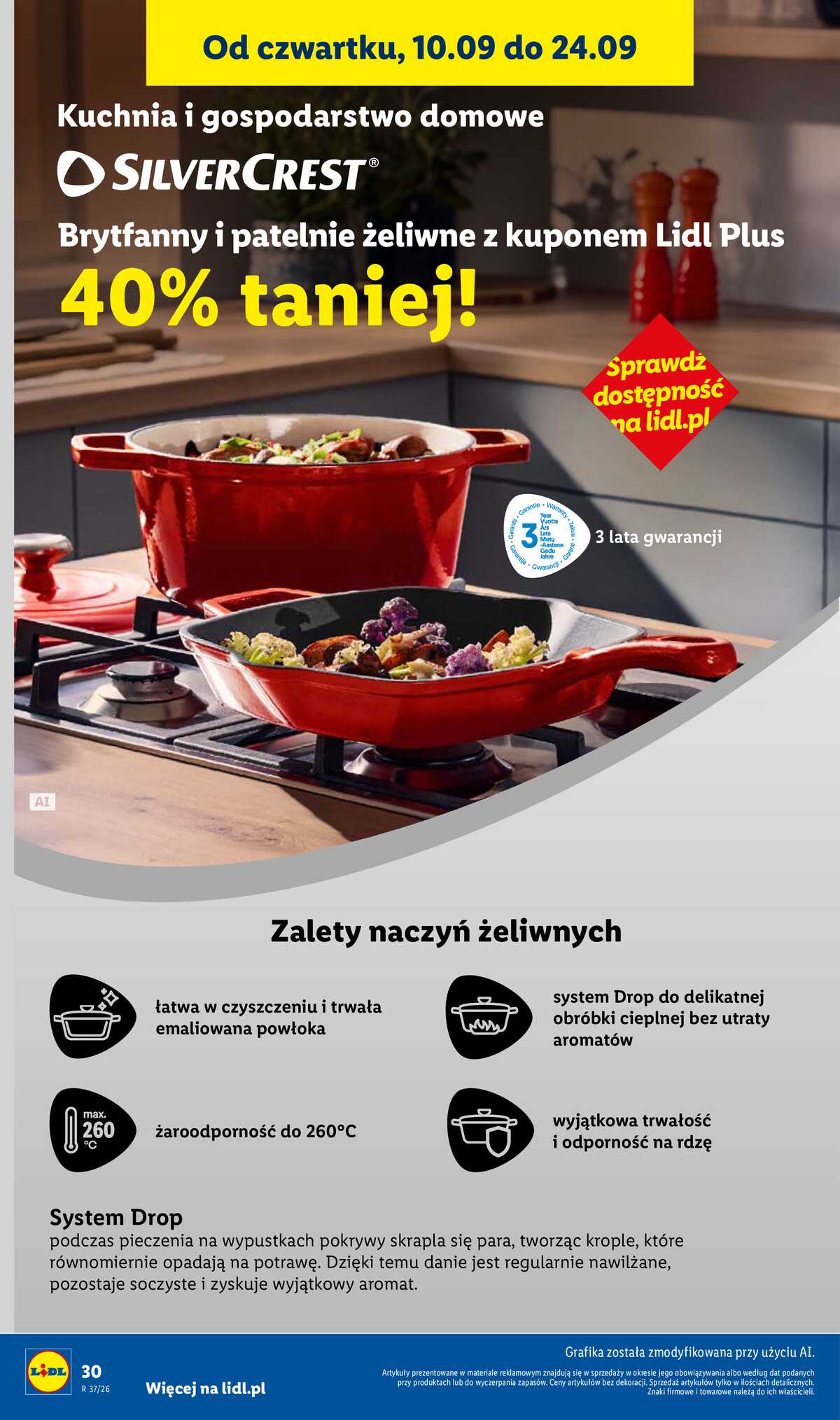 Leták Lidl Polsko 7.9.-12.9.2026 - Leták platí od 7. září do 12. září. strana 36