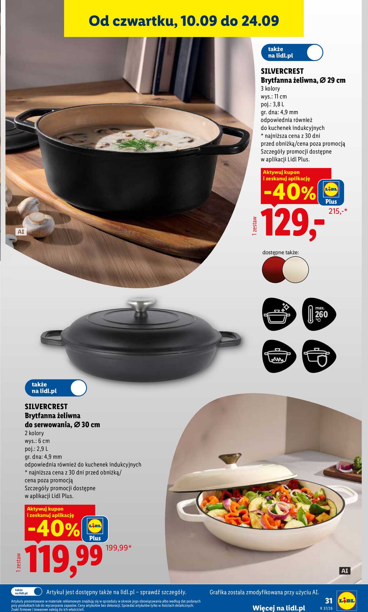 Leták Lidl Polsko 7.9.-12.9.2026 - Leták platí od 7. září do 12. září. strana 37