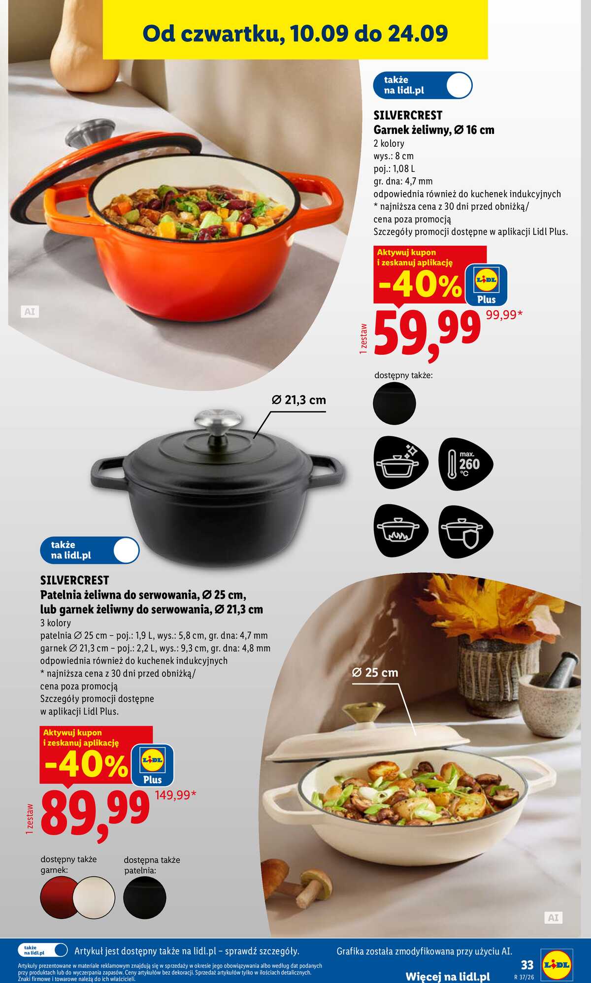 Leták Lidl Polsko 7.9.-12.9.2026 - Leták platí od 7. září do 12. září. strana 39