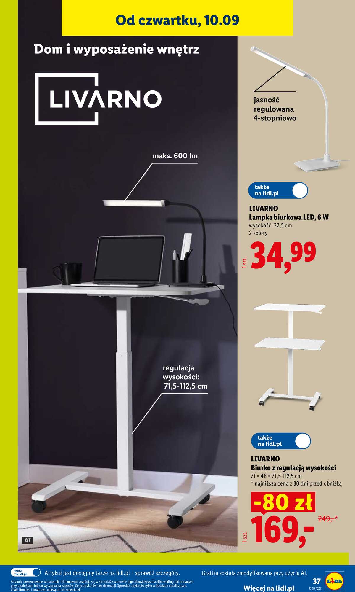 Leták Lidl Polsko 7.9.-12.9.2026 - Leták platí od 7. září do 12. září. strana 43