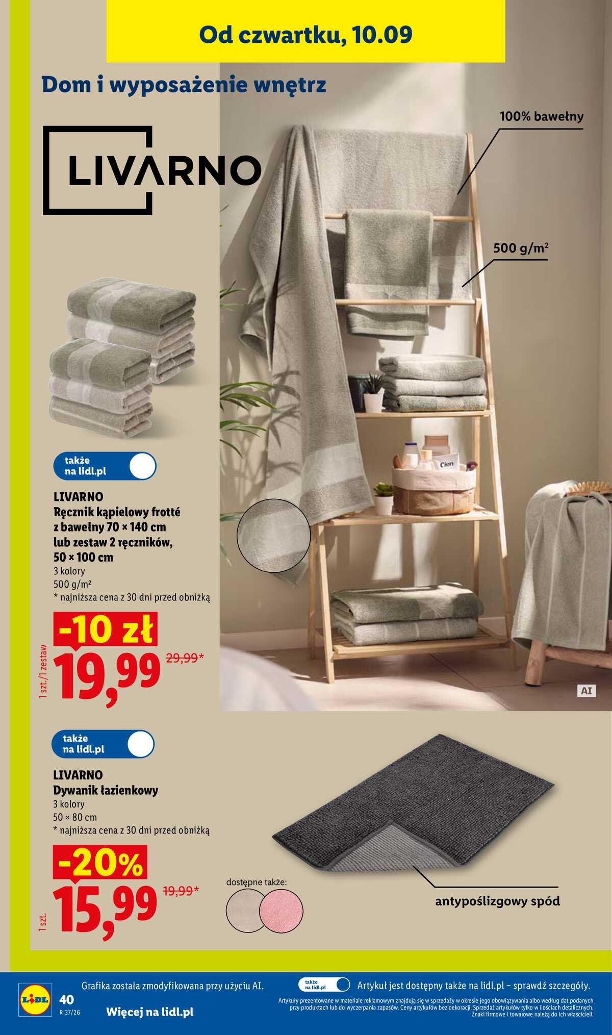 Leták Lidl Polsko 7.9.-12.9.2026 - Leták platí od 7. září do 12. září. strana 46