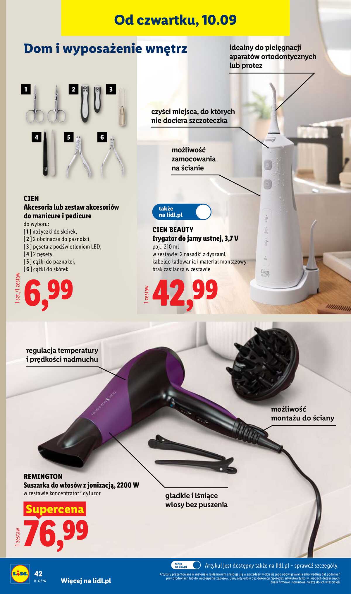 Leták Lidl Polsko 7.9.-12.9.2026 - Leták platí od 7. září do 12. září. strana 48