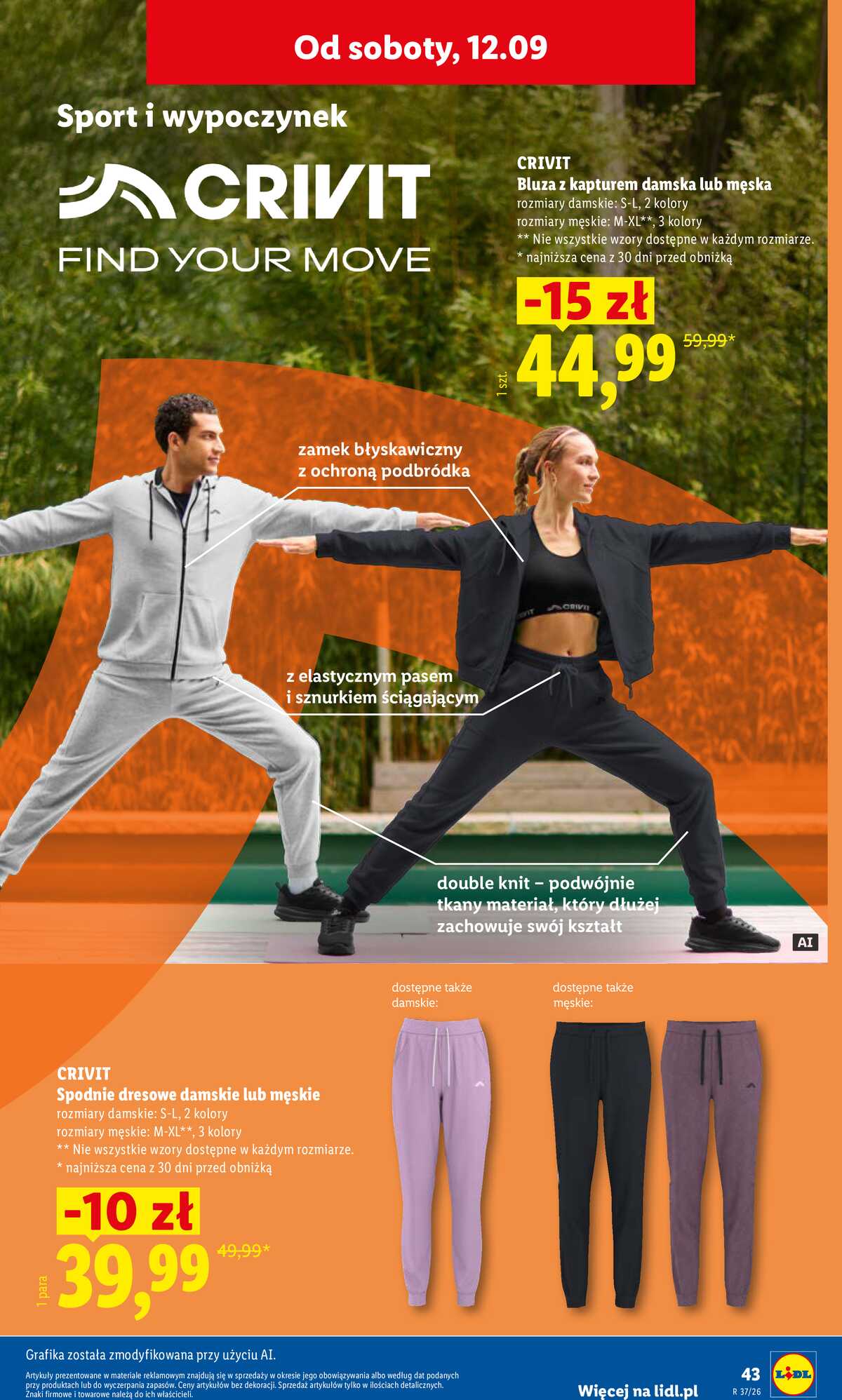 Leták Lidl Polsko 7.9.-12.9.2026 - Leták platí od 7. září do 12. září. strana 49